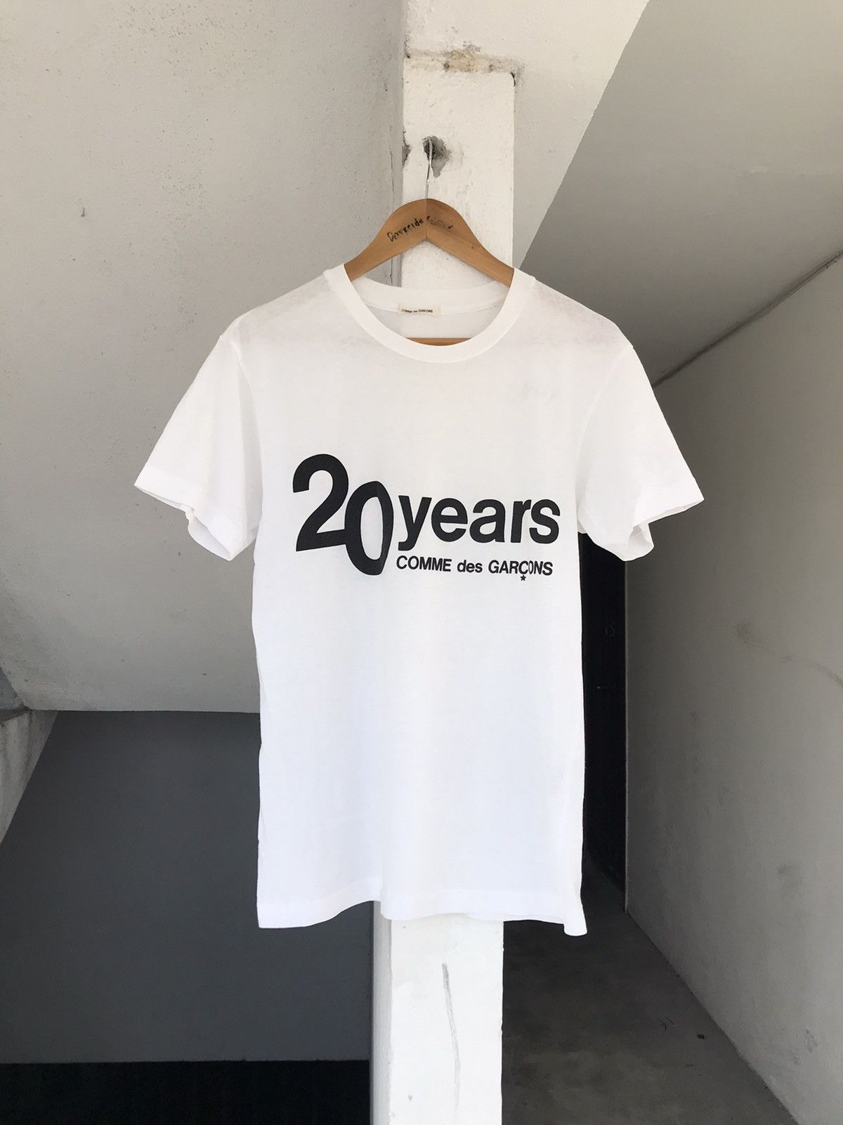 Comme des Garcons × Comme des Garcons Homme × Comme des Garcons Homme Plus Rare 1992 COMME DES GARÇONS 20Years Anniversary Tee Size US M / EU 48-50 / 2 - 4 Thumbnail