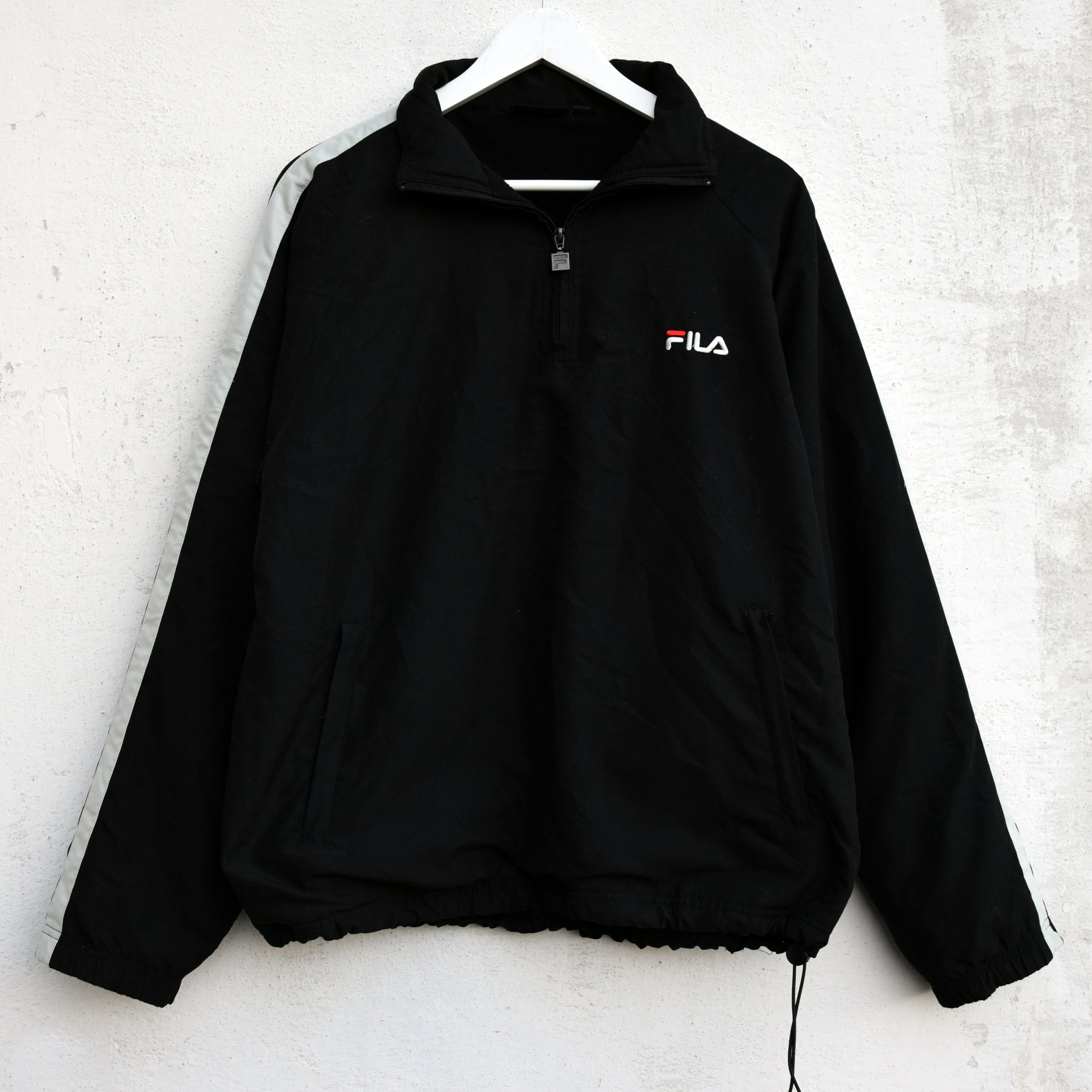 Fila × Vintage 00s Small Logo Fila Fleece Anorak Jacket S Size US M / EU 48-50 / 2 - 1 Thumbnail