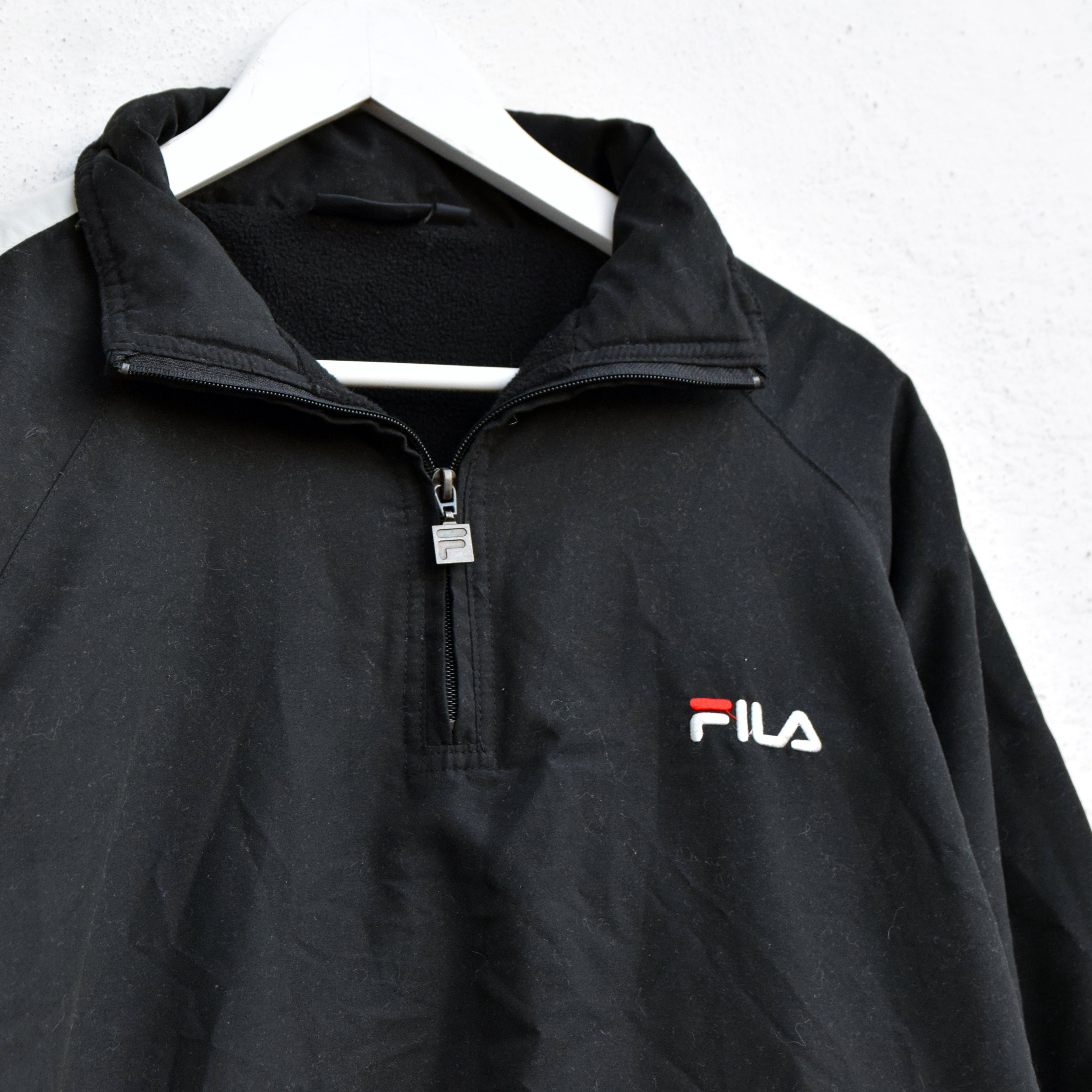 Fila × Vintage 00s Small Logo Fila Fleece Anorak Jacket S Size US M / EU 48-50 / 2 - 3 Thumbnail