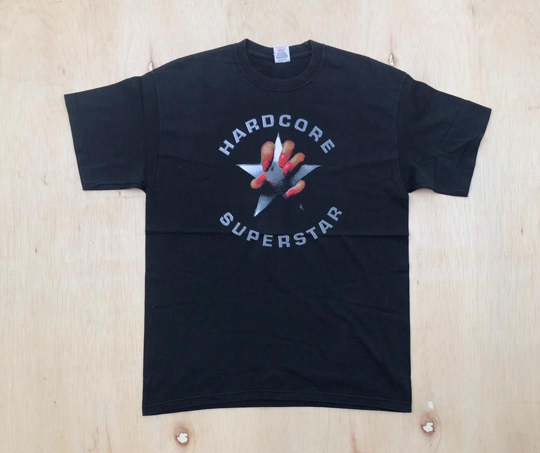 image of Band Tees x Fruit Of The Loom Vintage Tee A36 Hardcore Superstar in Black, Men's (Size Medium)