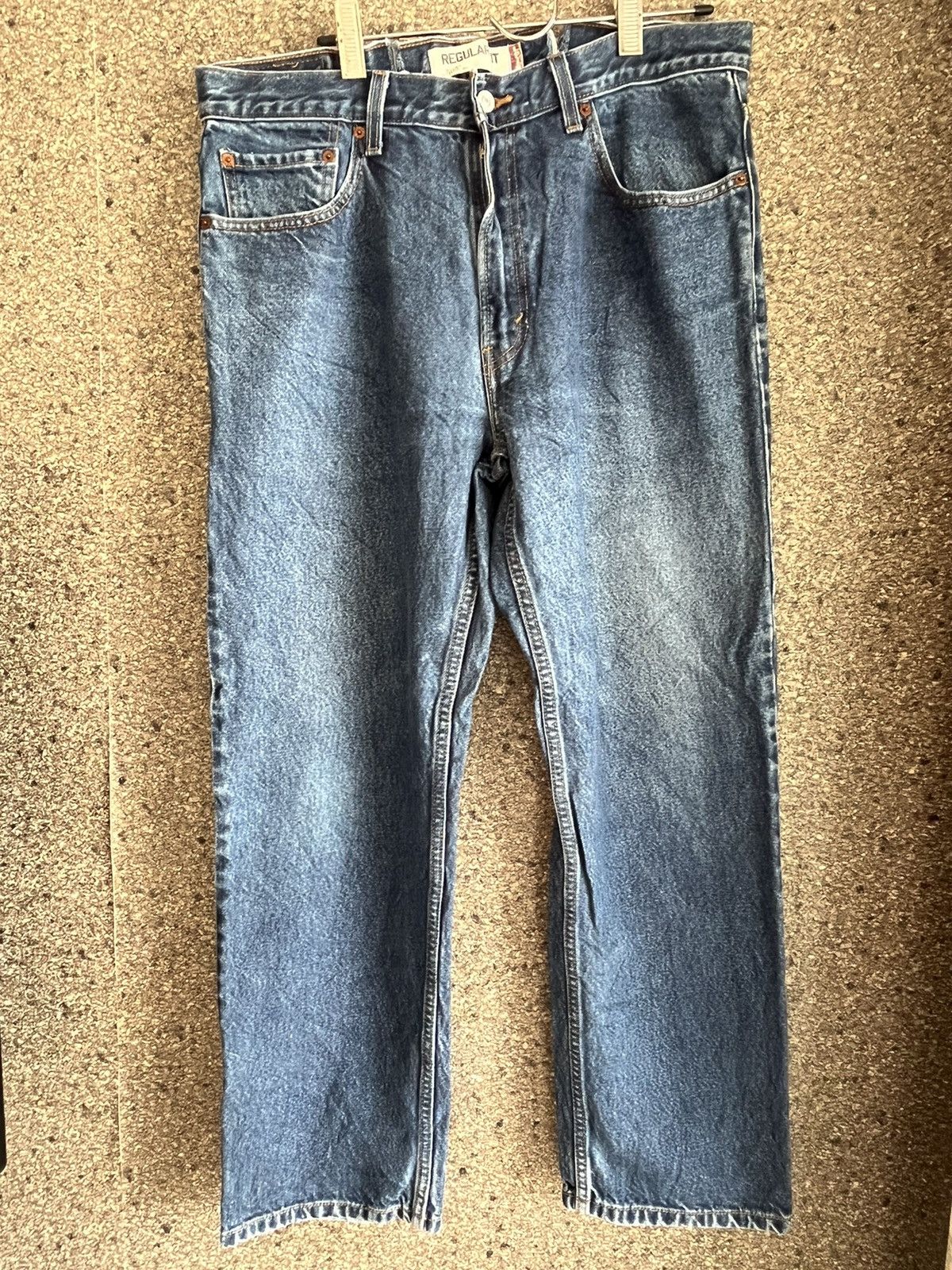 Image of Distressed Denim x Levis Ft51 in Denim, Men's (Size 35)