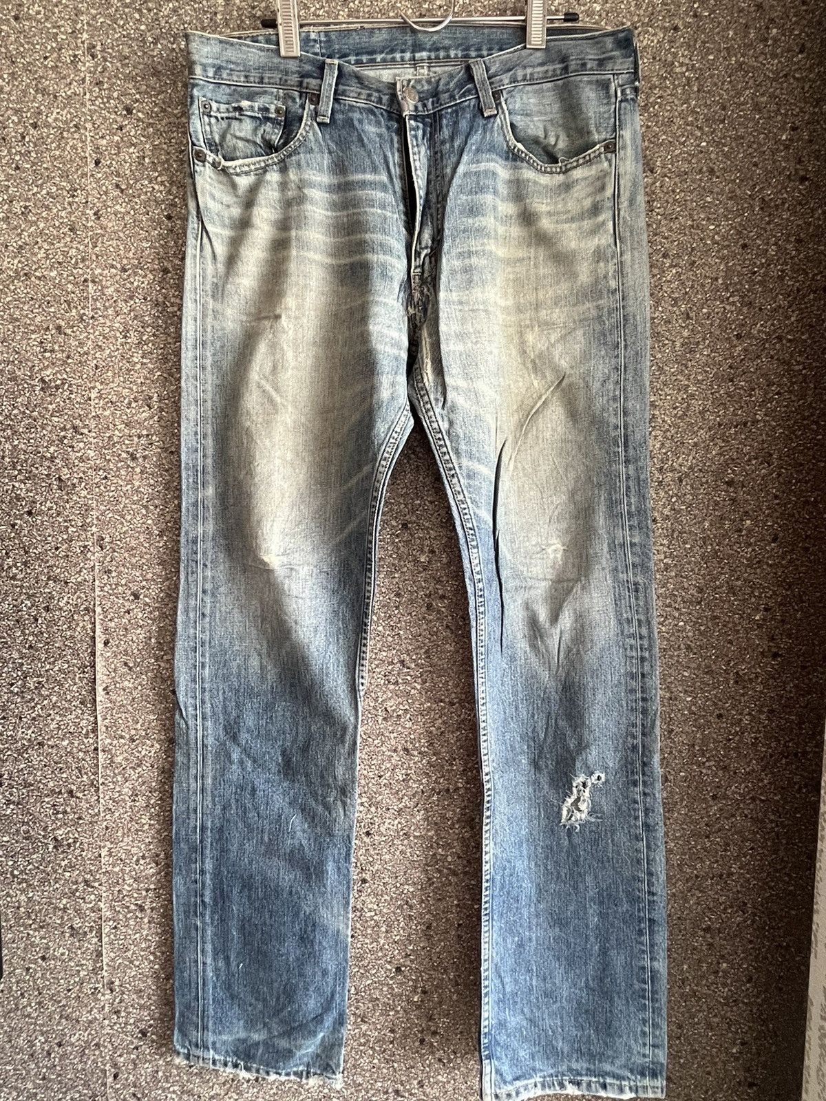 image of Distressed Denim x Levis Ft51 in Denim, Men's (Size 35)