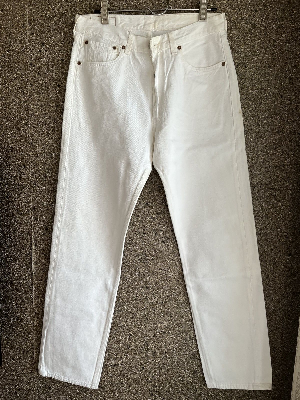 image of Distressed Denim x Levis Ft51 in White, Men's (Size 30)