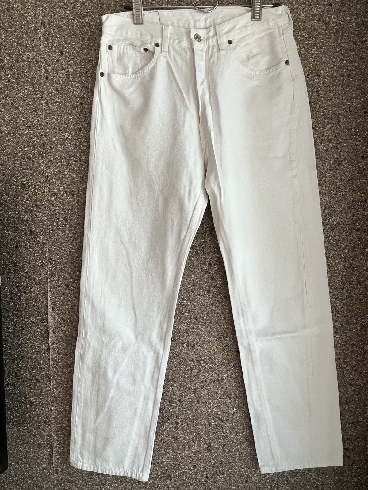 image of Distressed Denim x Levis Ft51 in White, Men's (Size 30)