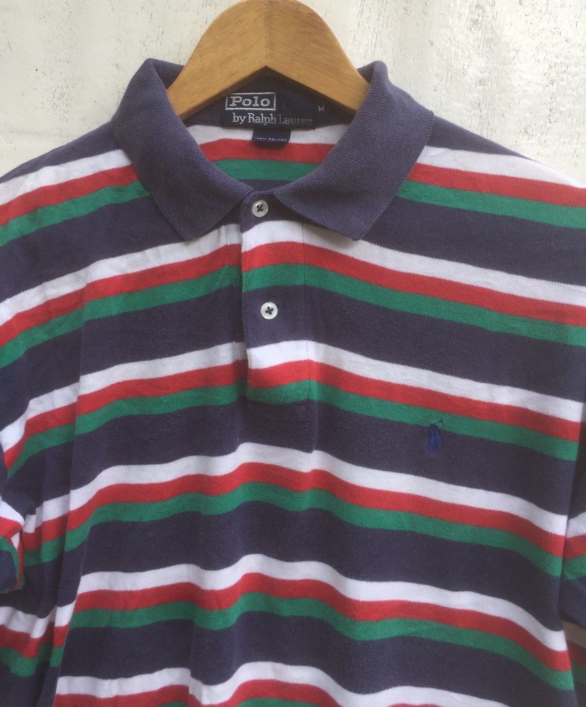 Polo Ralph Lauren Rare Vintage Polo ralph lauren polos striped Size US L / EU 52-54 / 3 - 2 Thumbnail