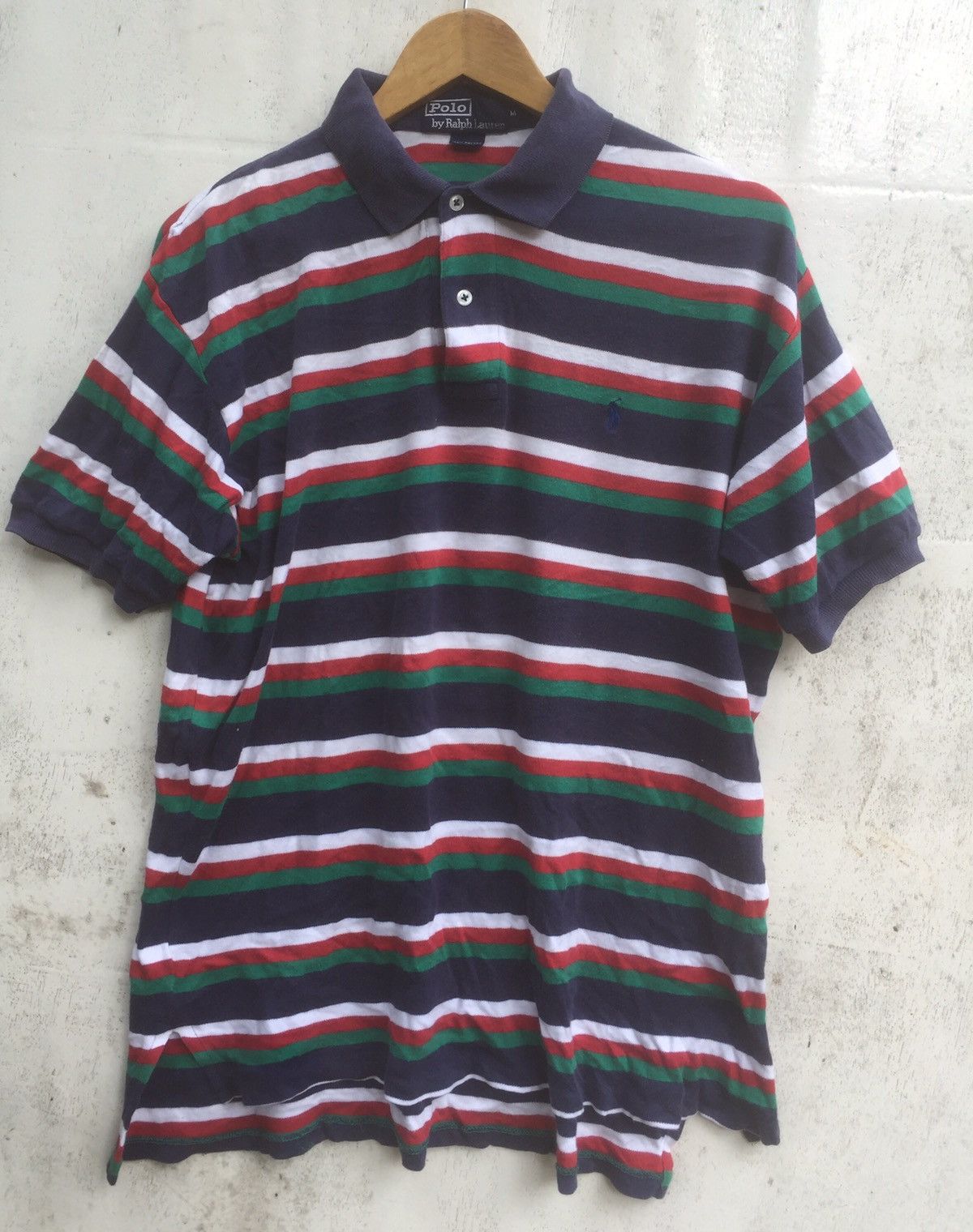 Polo Ralph Lauren Rare Vintage Polo ralph lauren polos striped Size US L / EU 52-54 / 3 - 1 Thumbnail
