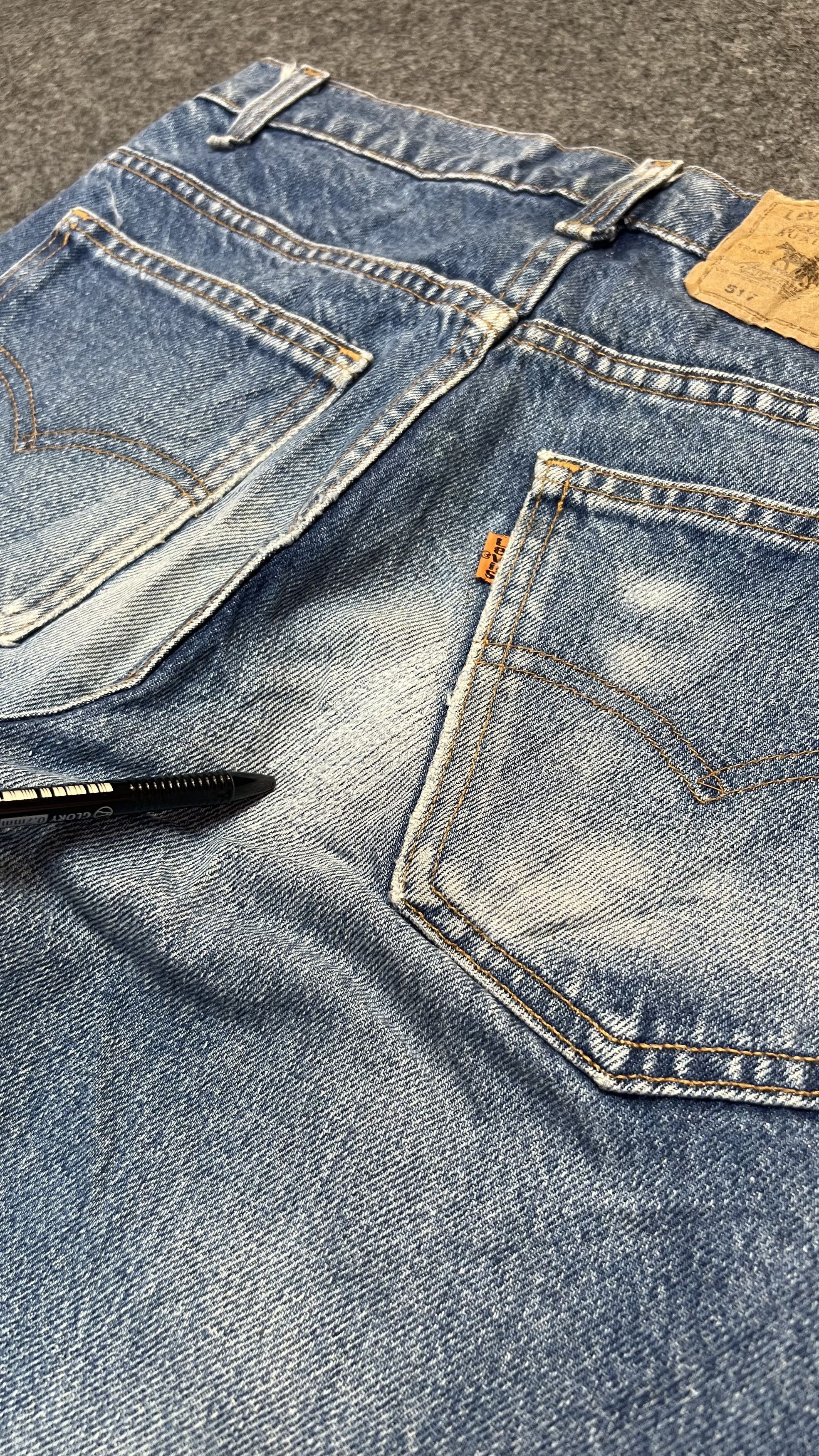 Levi's × Vintage Distressed Levis 517 Bootcut Jeans Size US 30 / EU 46 - 11 Thumbnail