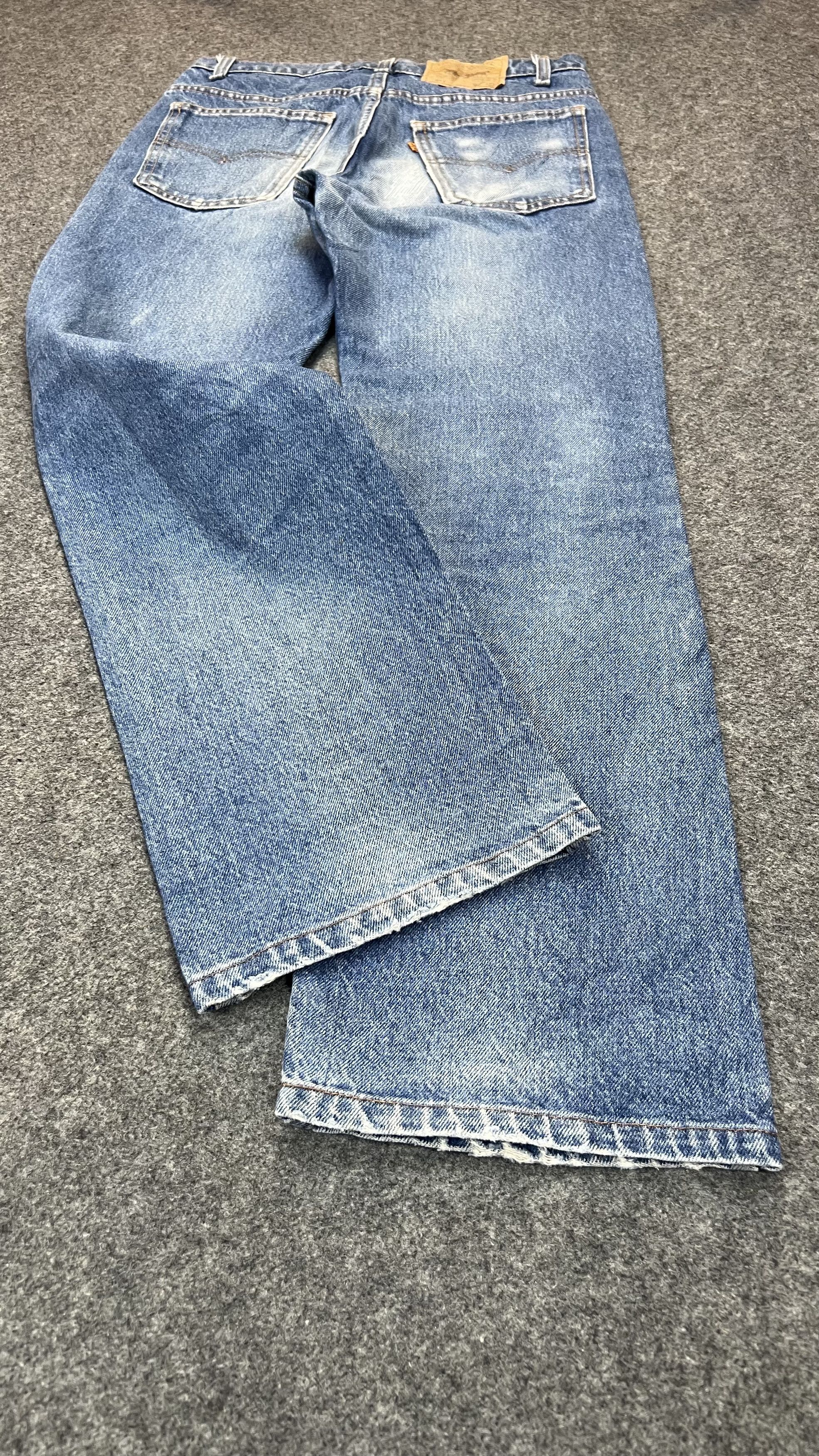 Levi's × Vintage Distressed Levis 517 Bootcut Jeans Size US 30 / EU 46 - 12 Thumbnail