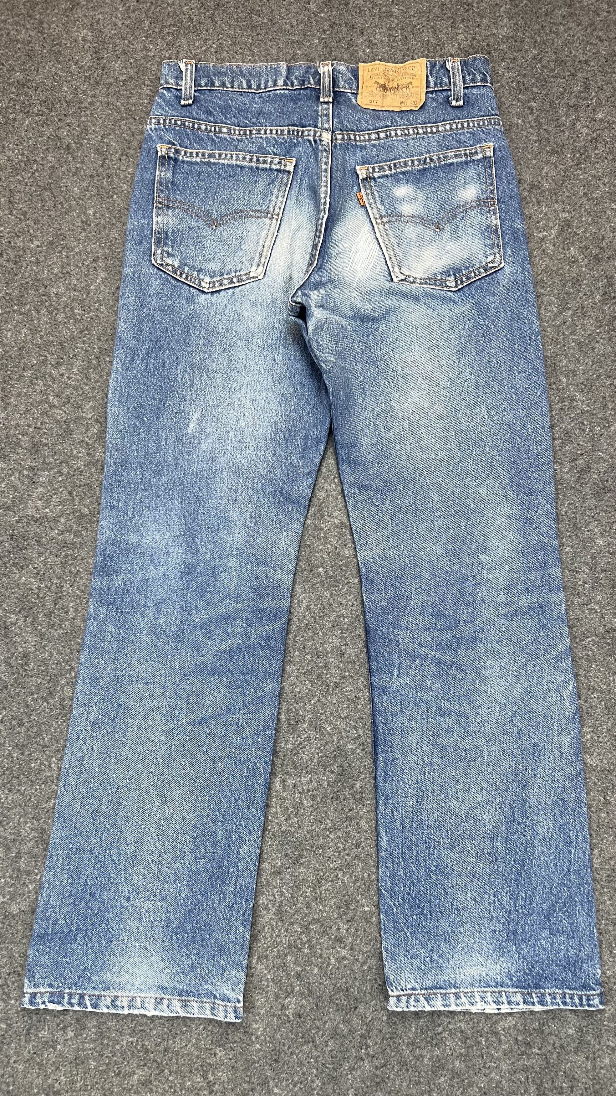 Levi's × Vintage Distressed Levis 517 Bootcut Jeans Size US 30 / EU 46 - 7 Thumbnail