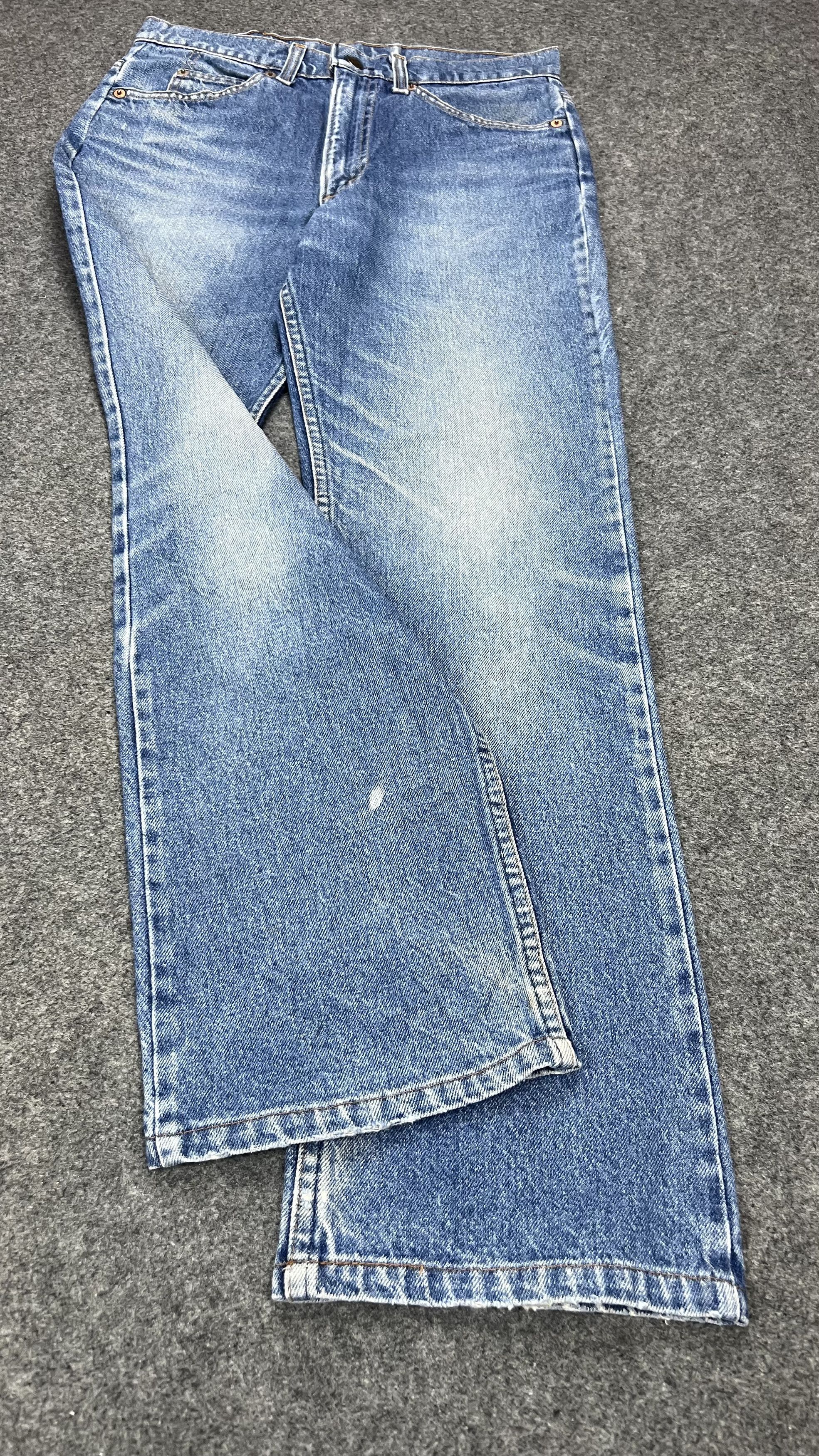 Levi's × Vintage Distressed Levis 517 Bootcut Jeans Size US 30 / EU 46 - 5 Thumbnail