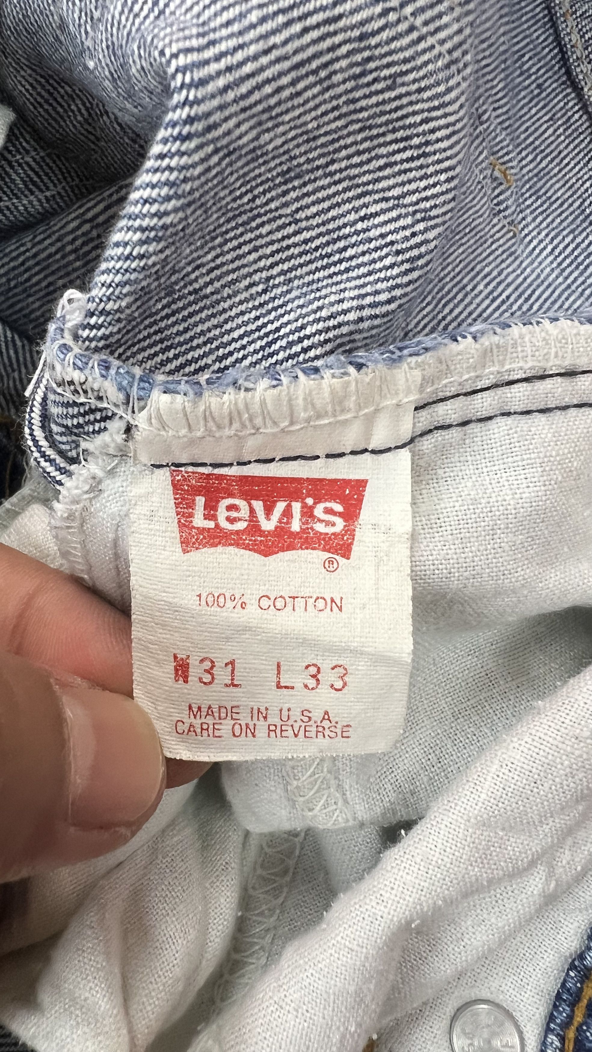 Levi's × Vintage Distressed Levis 517 Bootcut Jeans Size US 30 / EU 46 - 16 Thumbnail