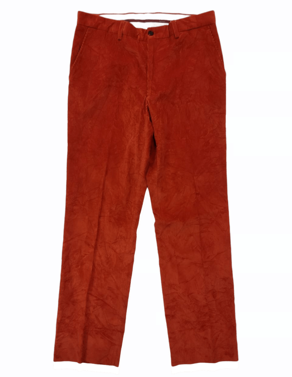 image of Salvatore Ferragamo Corduroy Pants in Orange, Men's (Size 34)