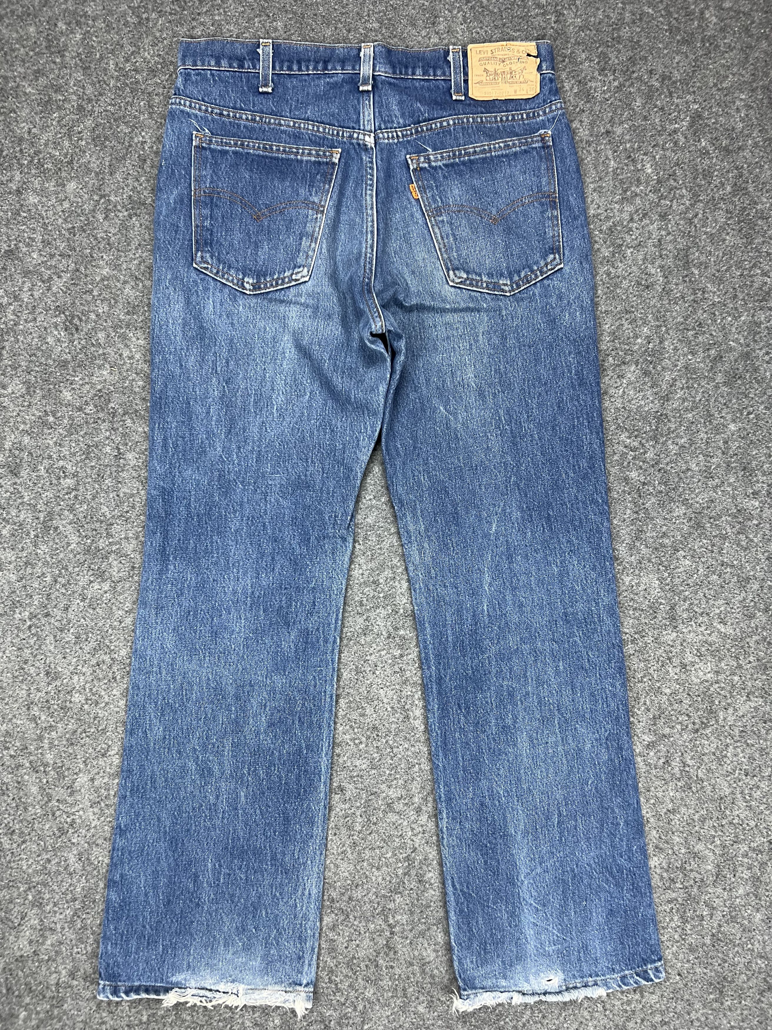 Levi's × Vintage Distressed Vintage Levis 517 Bootcut Jeans Size US 34 / EU 50 - 1 Thumbnail