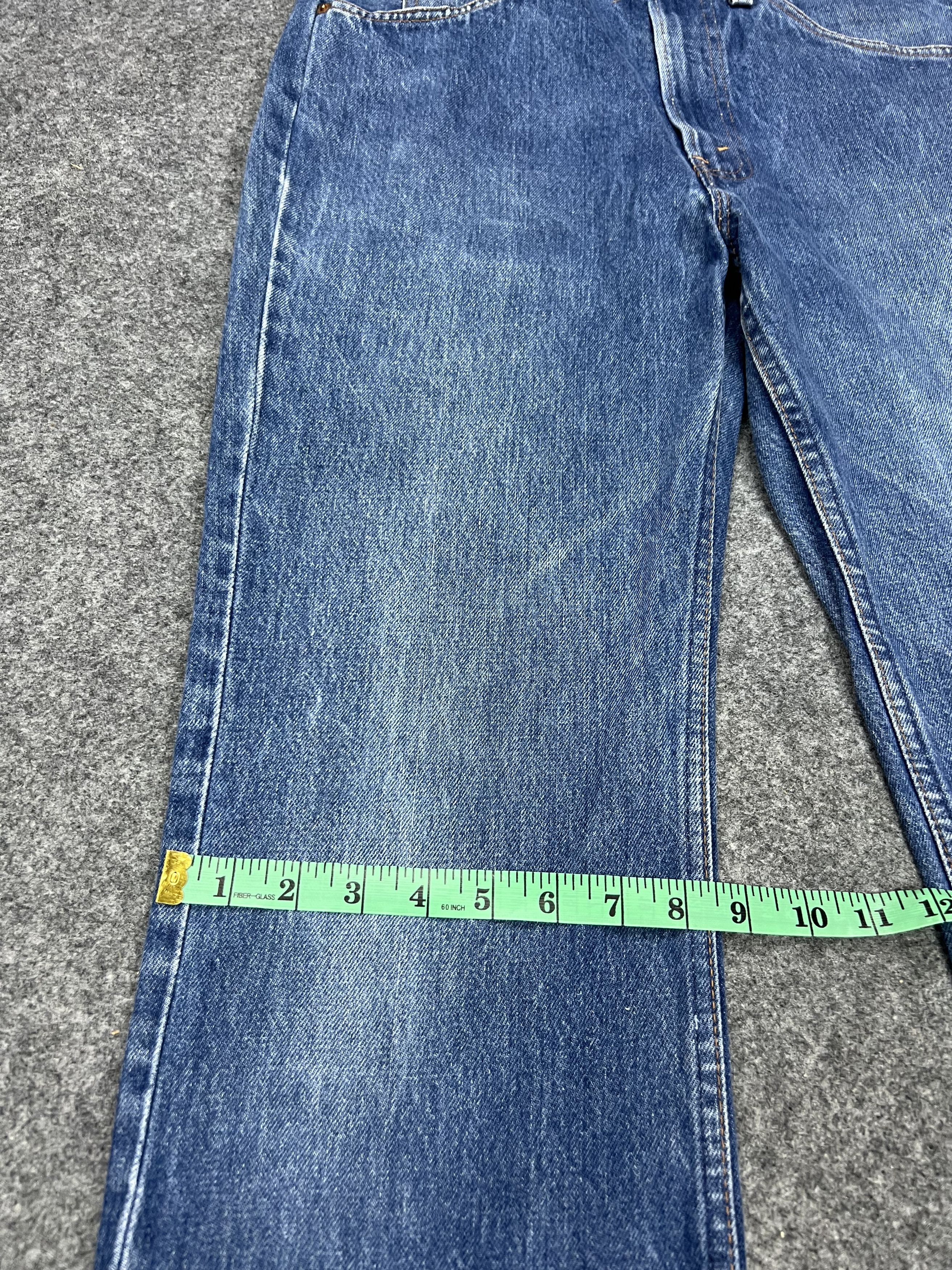 Levi's × Vintage Distressed Vintage Levis 517 Bootcut Jeans Size US 34 / EU 50 - 6 Thumbnail