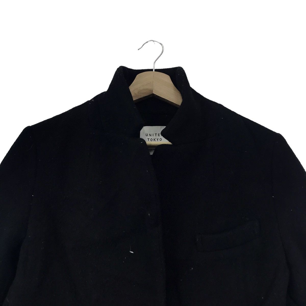 Japanese Brand UNITED TOKYO Japanese Brand Wool Over Coat Long Jacket Size US S / EU 44-46 / 1 - 2 Thumbnail