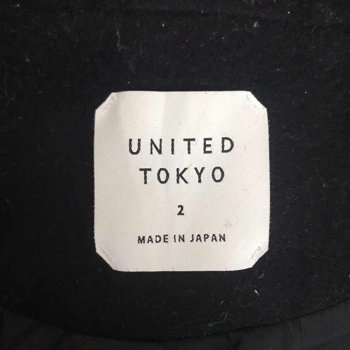 Japanese Brand UNITED TOKYO Japanese Brand Wool Over Coat Long Jacket Size US S / EU 44-46 / 1 - 4 Thumbnail