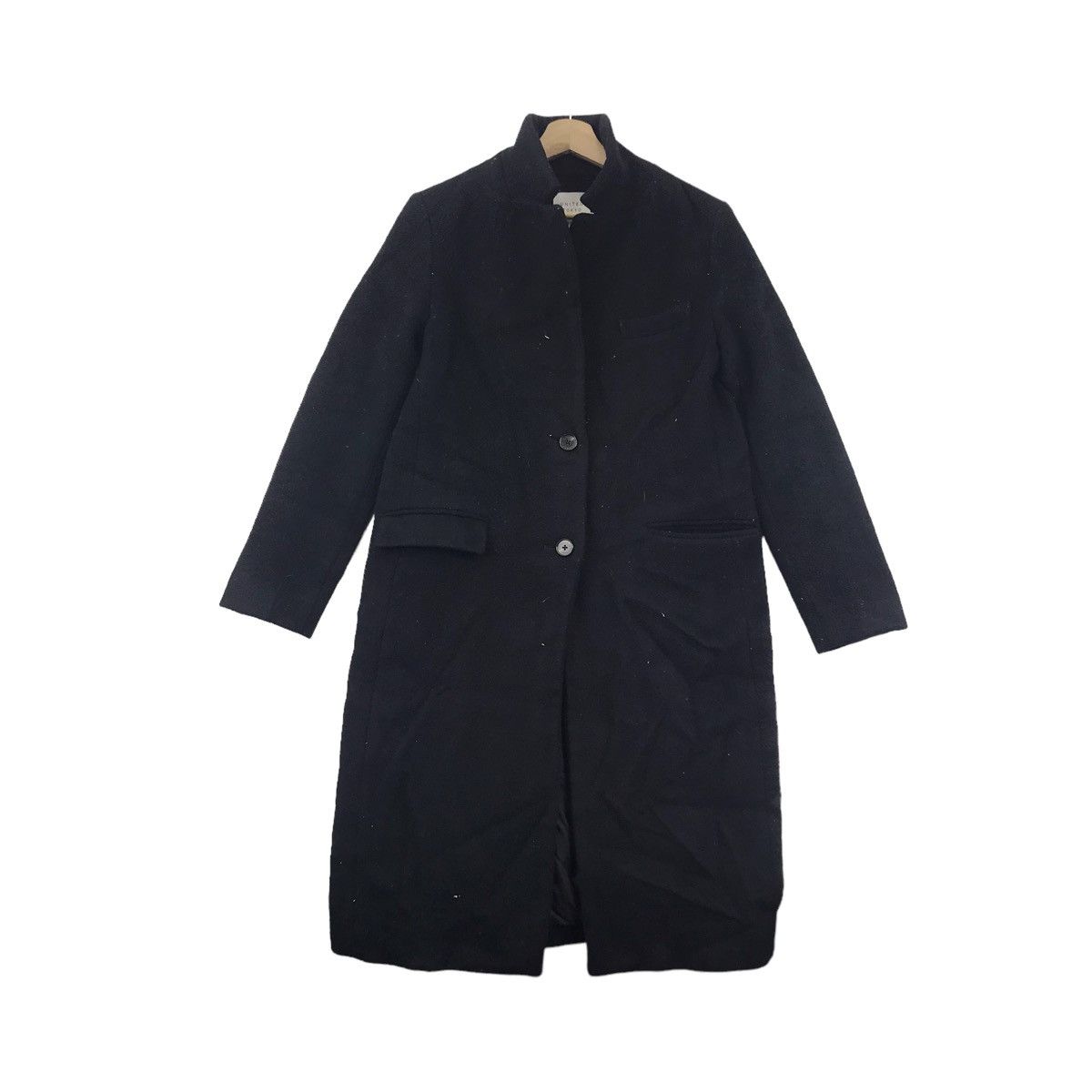 Japanese Brand UNITED TOKYO Japanese Brand Wool Over Coat Long Jacket Size US S / EU 44-46 / 1 - 1 Thumbnail