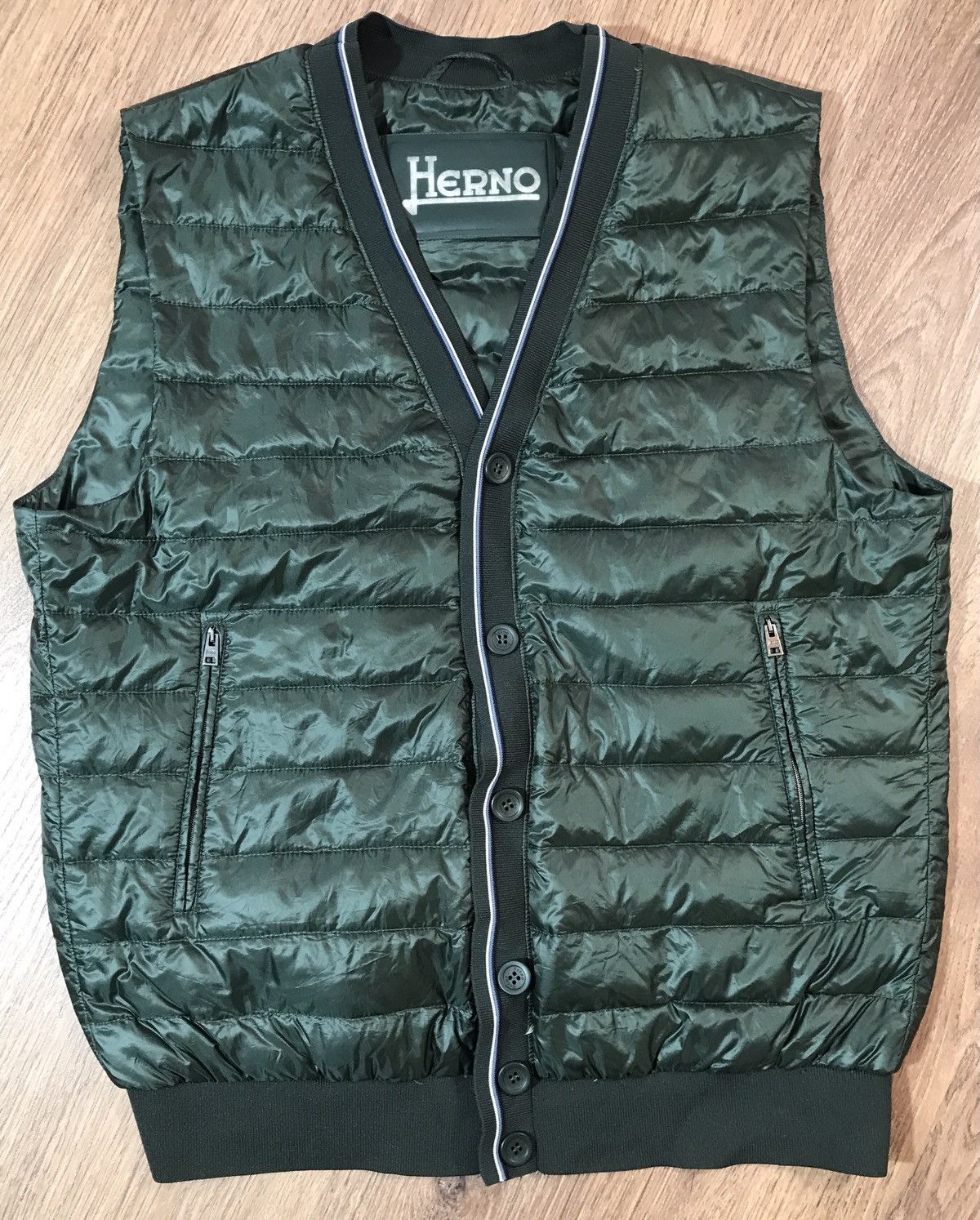 Herno Herno Lightweight Down Vest Packeble Mens Size US L / EU 52-54 / 3 - 1 Thumbnail