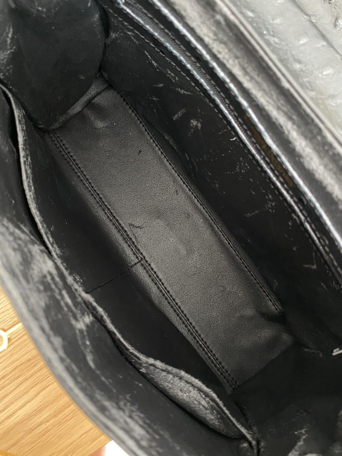 Russell & Bromley × Vintage Russell & Bromley Ostrich Leather Bag Like Hermes Kelly Size ONE SIZE - 19 Thumbnail