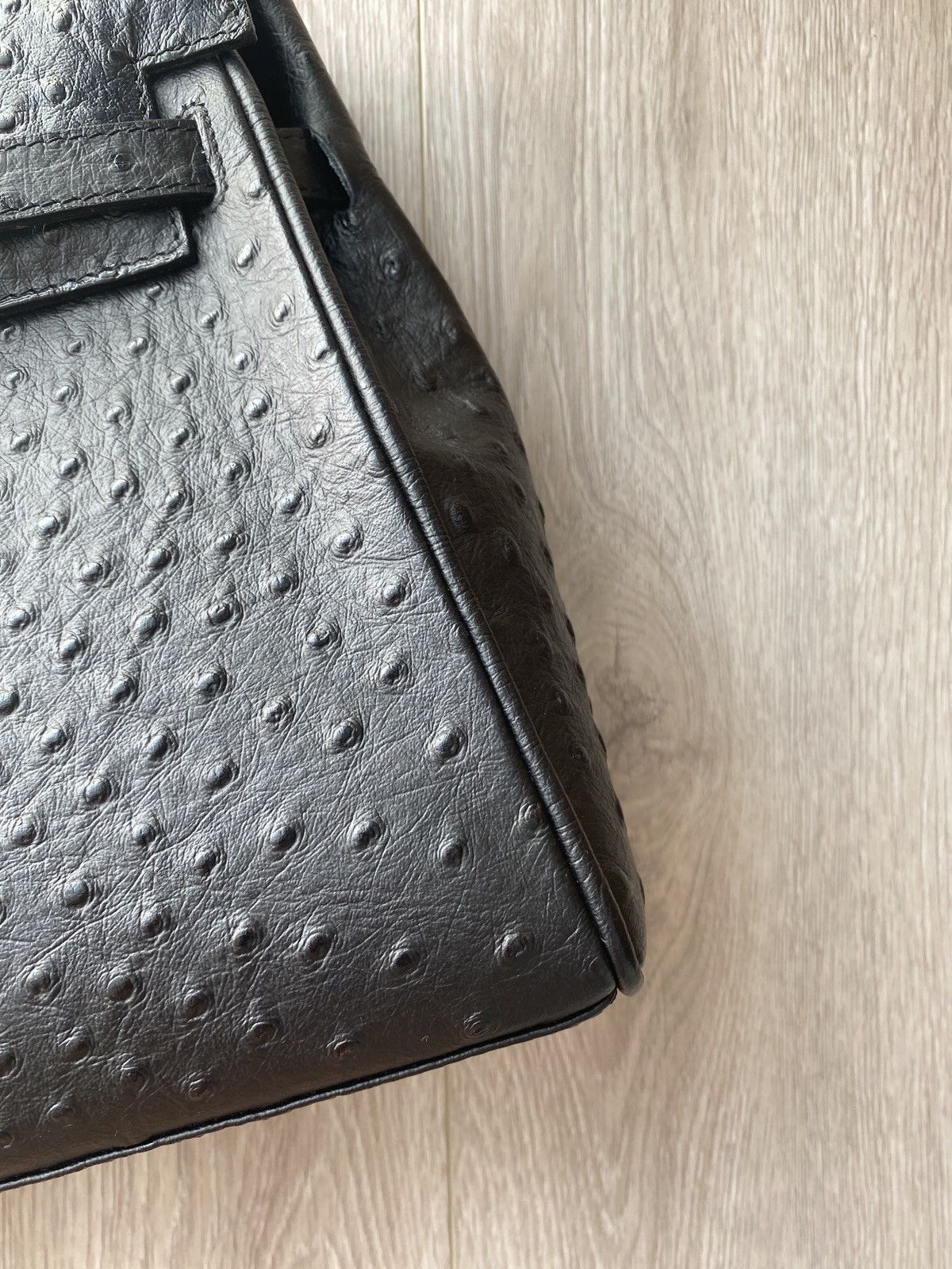 Russell & Bromley × Vintage Russell & Bromley Ostrich Leather Bag Like Hermes Kelly Size ONE SIZE - 15 Thumbnail