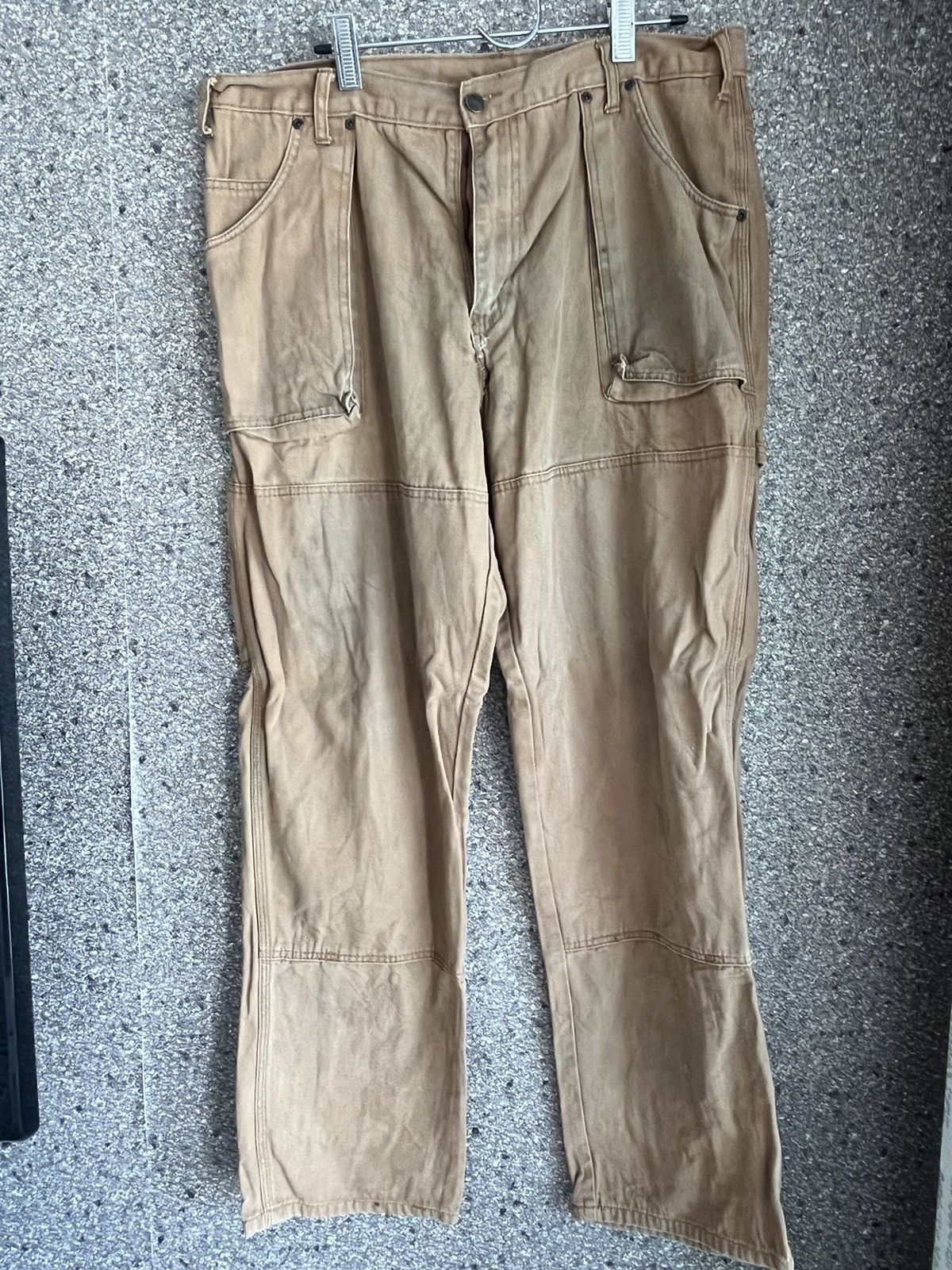 image of Distressed Denim x Made In USA Dickies Ft50 in Brown, Men's (Size 36)