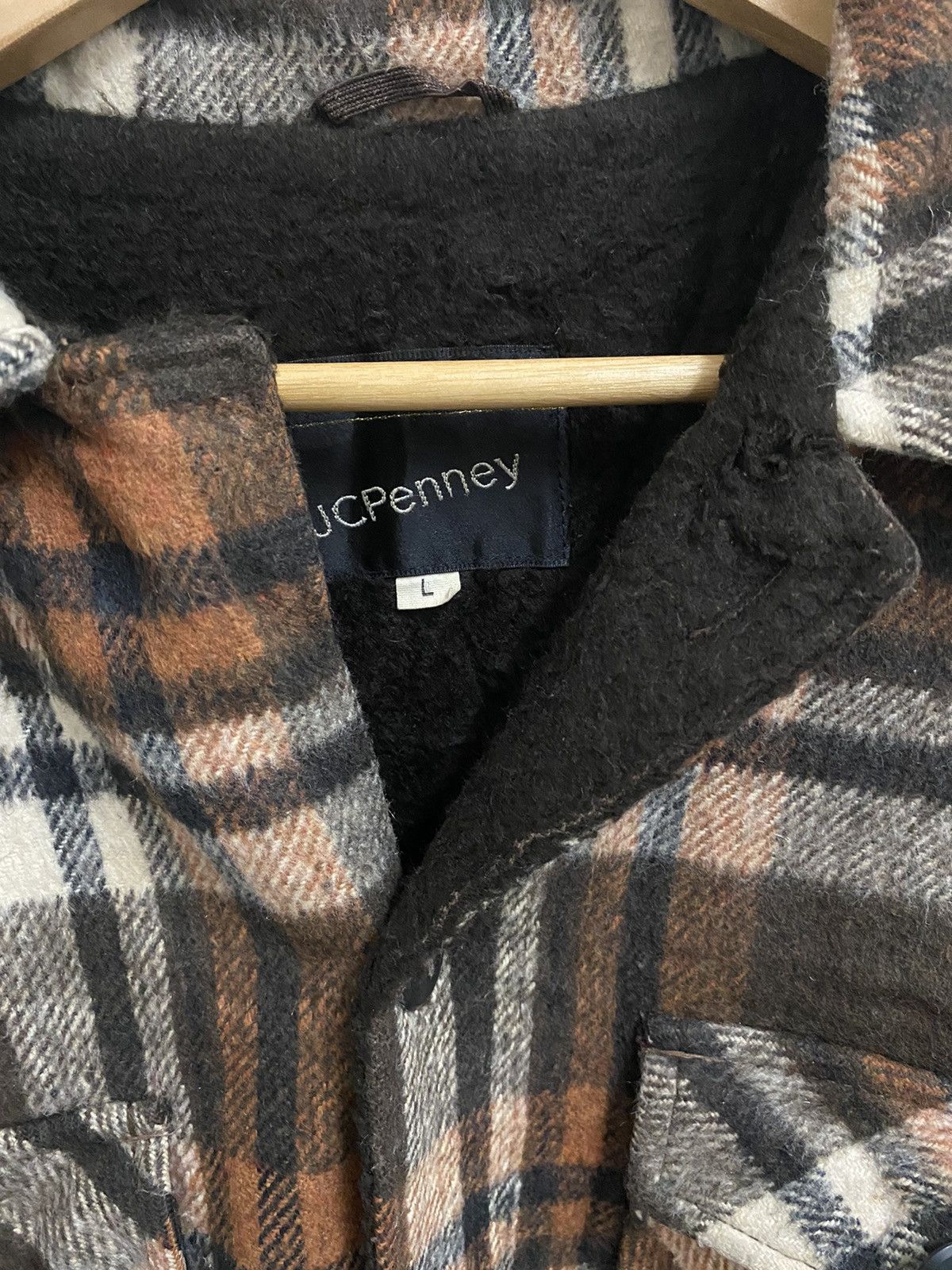 JCPenney × Vintage VINTAGE JC PENNEY CASUALWEAR BUTTON DOWN WOOL JACKET Size US L / EU 52-54 / 3 - 8 Thumbnail