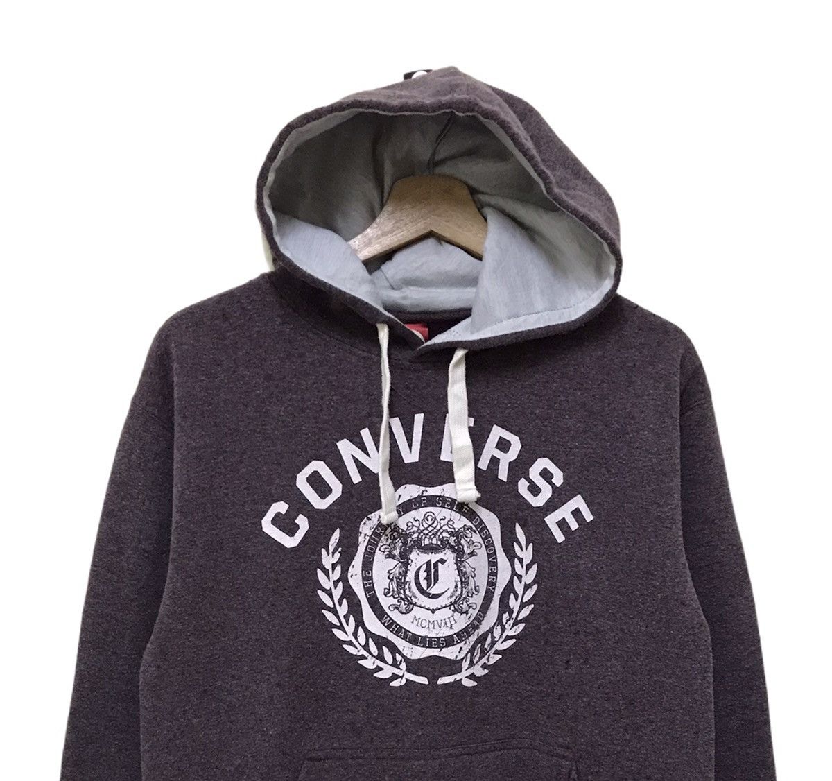 Converse Vintage Converse Skate Board Hoodi Sweatshirt Big Logo Size US L / EU 52-54 / 3 - 2 Thumbnail