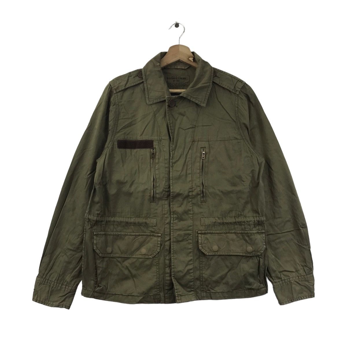 Vintage ALTERNATIVE FLYING GEAR Rna Inc Multi Pocket Bomber Jacket Size US M / EU 48-50 / 2 - 1 Thumbnail
