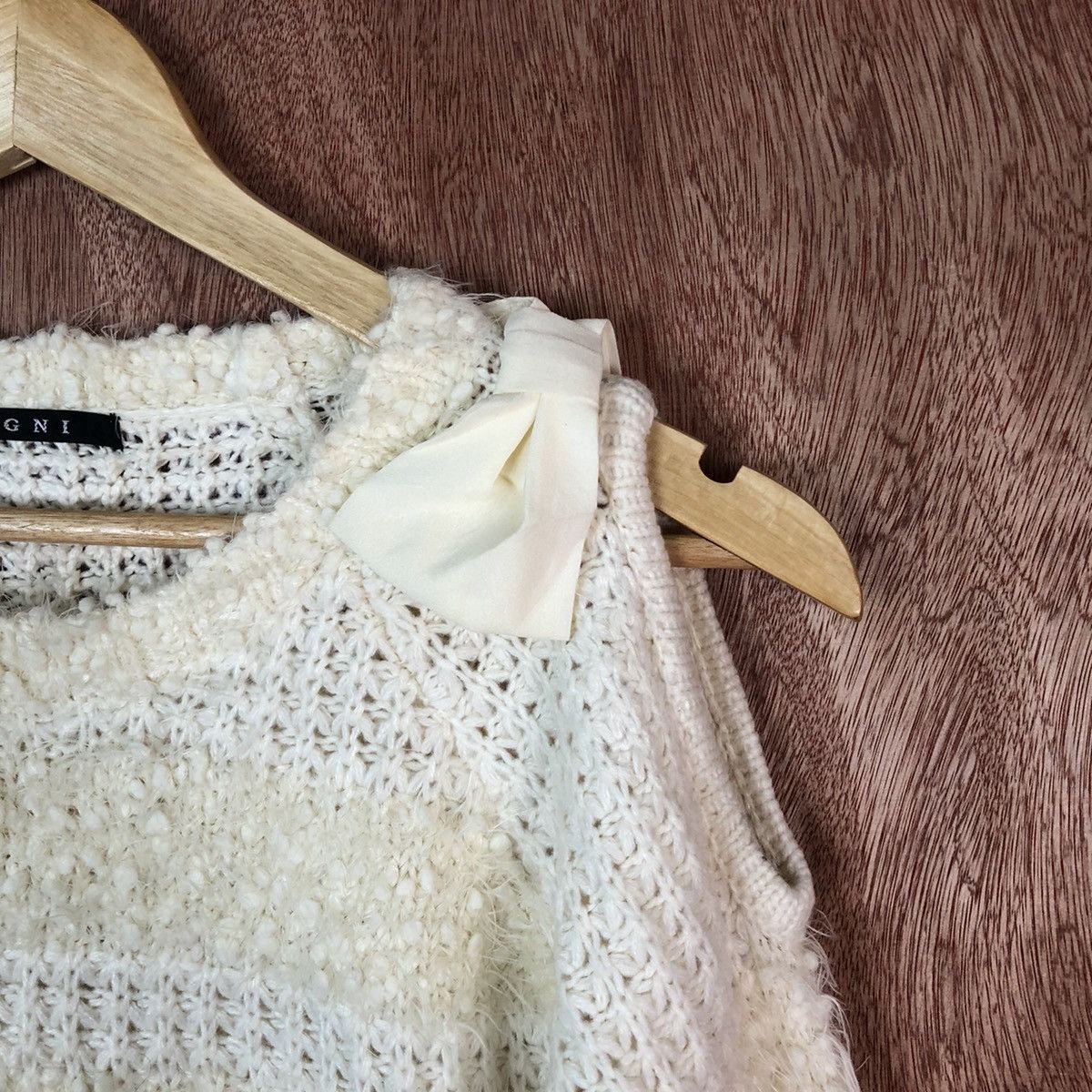 Japanese Brand × Other Ingni Shag Shaggy Fur Mohair Knitwear #6656 Size M / US 6-8 / IT 42-44 - 7 Thumbnail