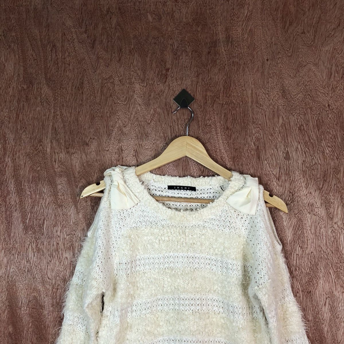 Japanese Brand × Other Ingni Shag Shaggy Fur Mohair Knitwear #6656 Size M / US 6-8 / IT 42-44 - 2 Thumbnail