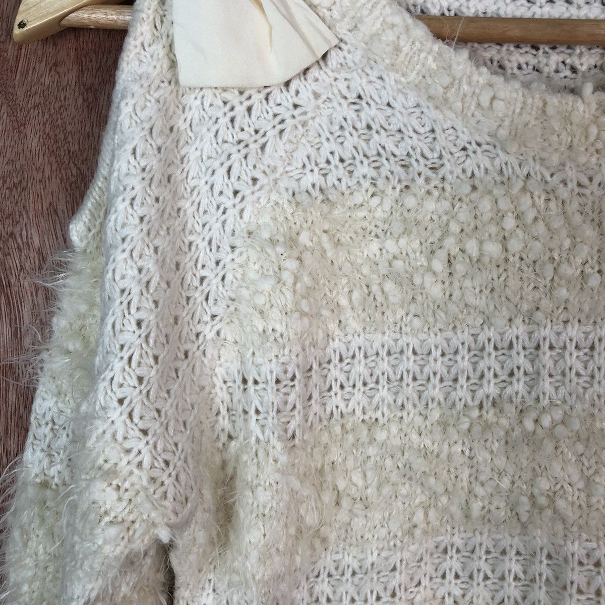 Japanese Brand × Other Ingni Shag Shaggy Fur Mohair Knitwear #6656 Size M / US 6-8 / IT 42-44 - 8 Thumbnail