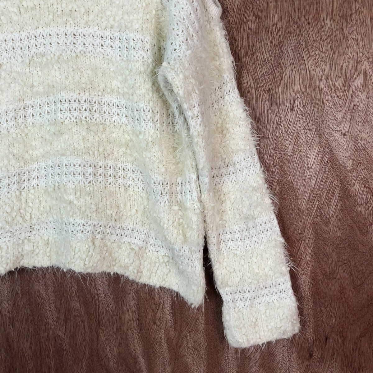 Japanese Brand × Other Ingni Shag Shaggy Fur Mohair Knitwear #6656 Size M / US 6-8 / IT 42-44 - 5 Thumbnail