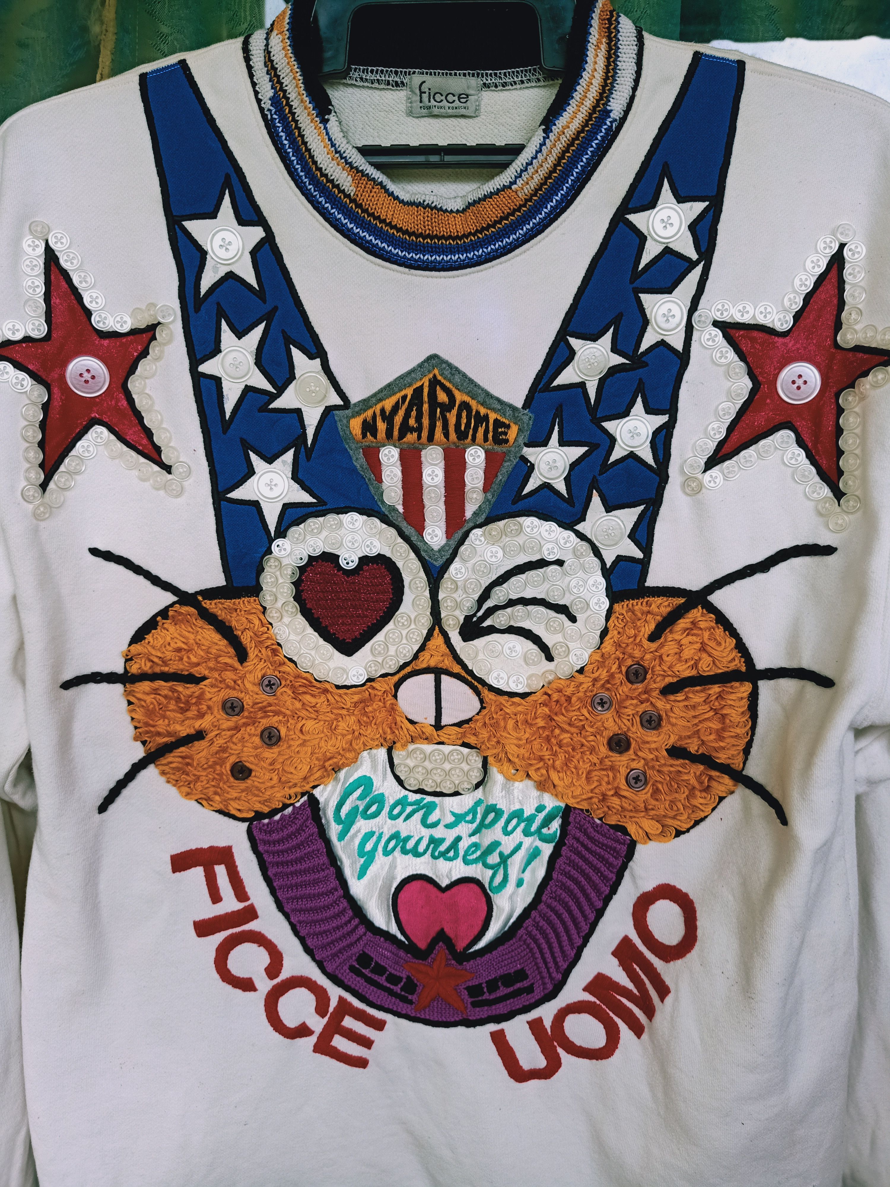 Designer × Yoshiyuki Konishi Vintage FICCE UOMO By DON KONISHI knitwear Size US M / EU 48-50 / 2 - 4 Thumbnail