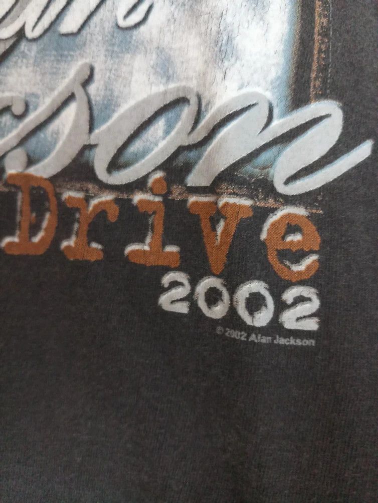 Vintage Vintage 00s Alan Jackson Drive 2002 Tour Country Music Size US M / EU 48-50 / 2 - 4 Thumbnail