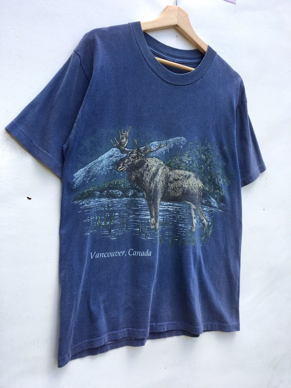 Habitat Vintage Vancouver Canada Elk Nature T-shirt Size US M / EU 48-50 / 2 - 3 Thumbnail