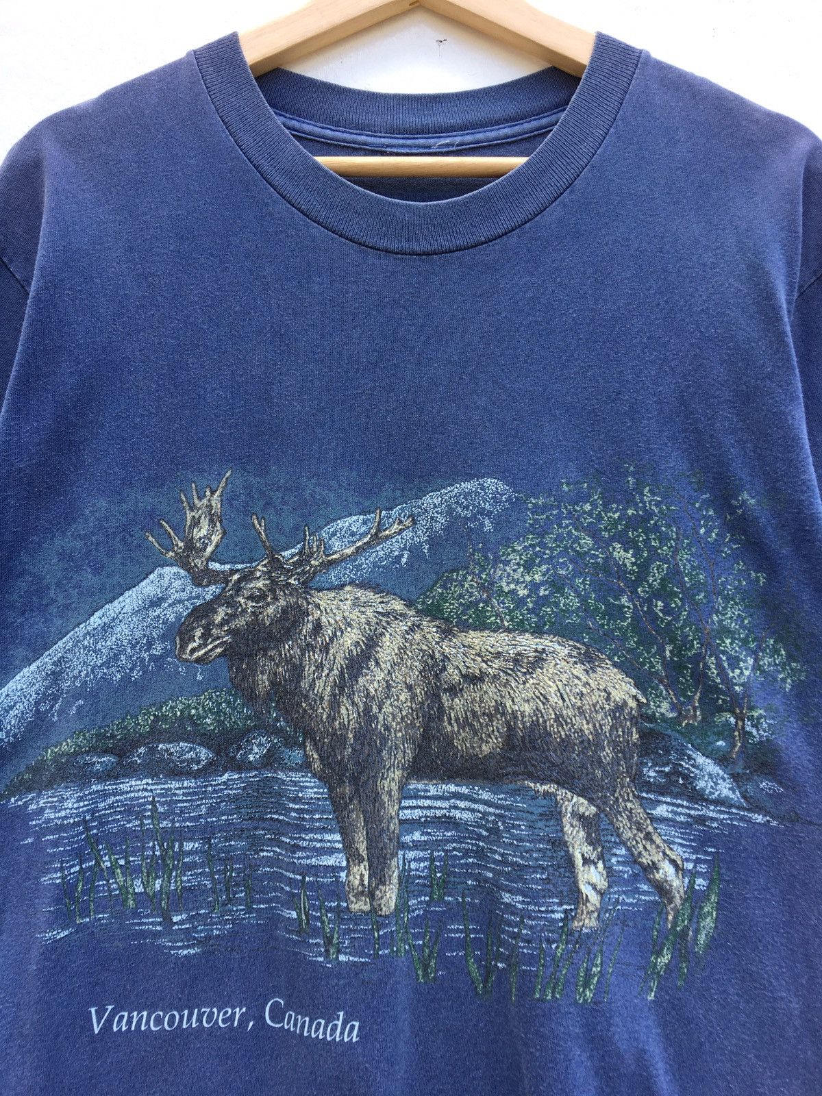 Habitat Vintage Vancouver Canada Elk Nature T-shirt Size US M / EU 48-50 / 2 - 6 Thumbnail