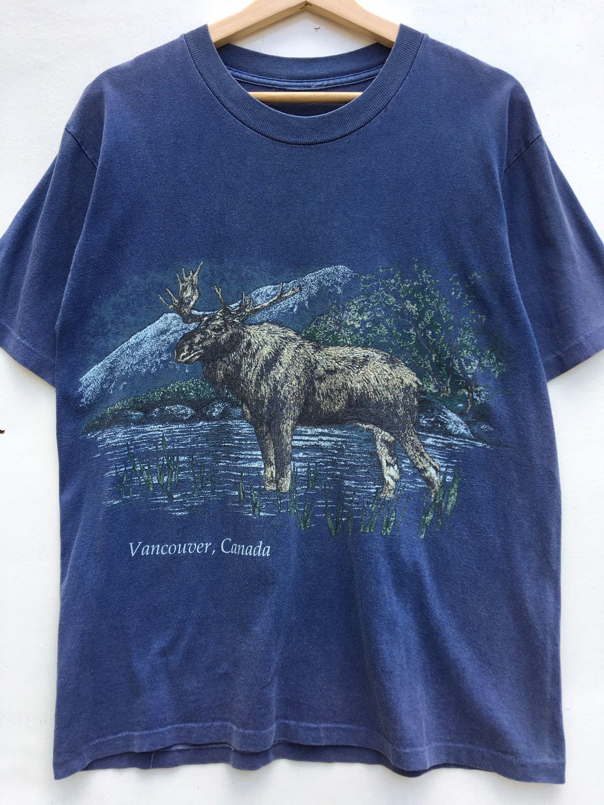 Habitat Vintage Vancouver Canada Elk Nature T-shirt Size US M / EU 48-50 / 2 - 5 Thumbnail