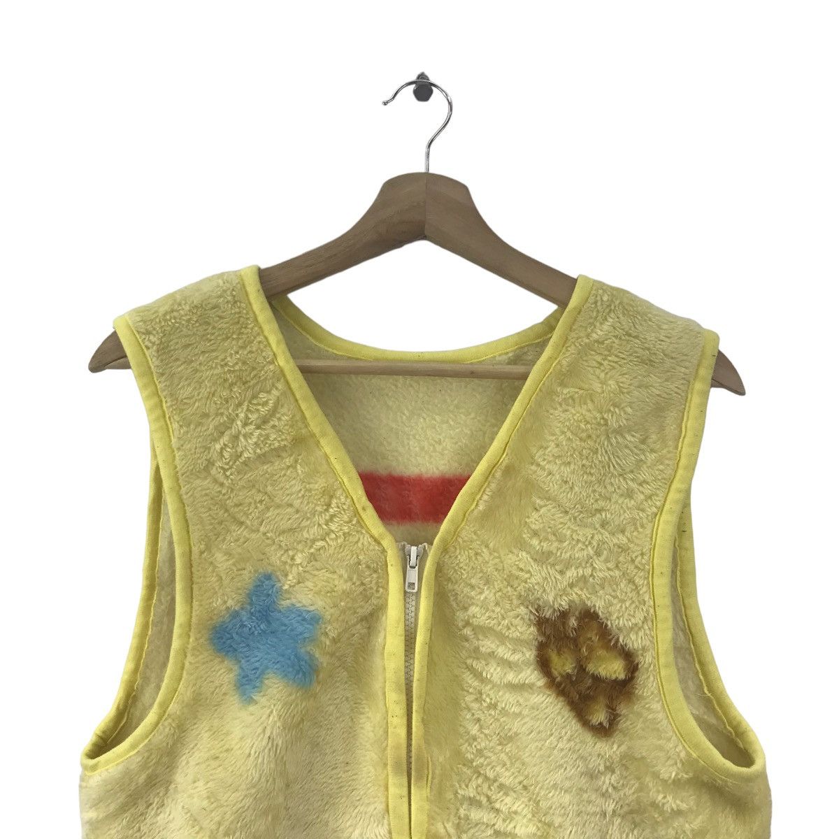 Vintage WINNIE POOH DISNEY Cartoon Animation Vest Long Fleece Wear Size US XS / EU 42 / 0 - 4 Thumbnail