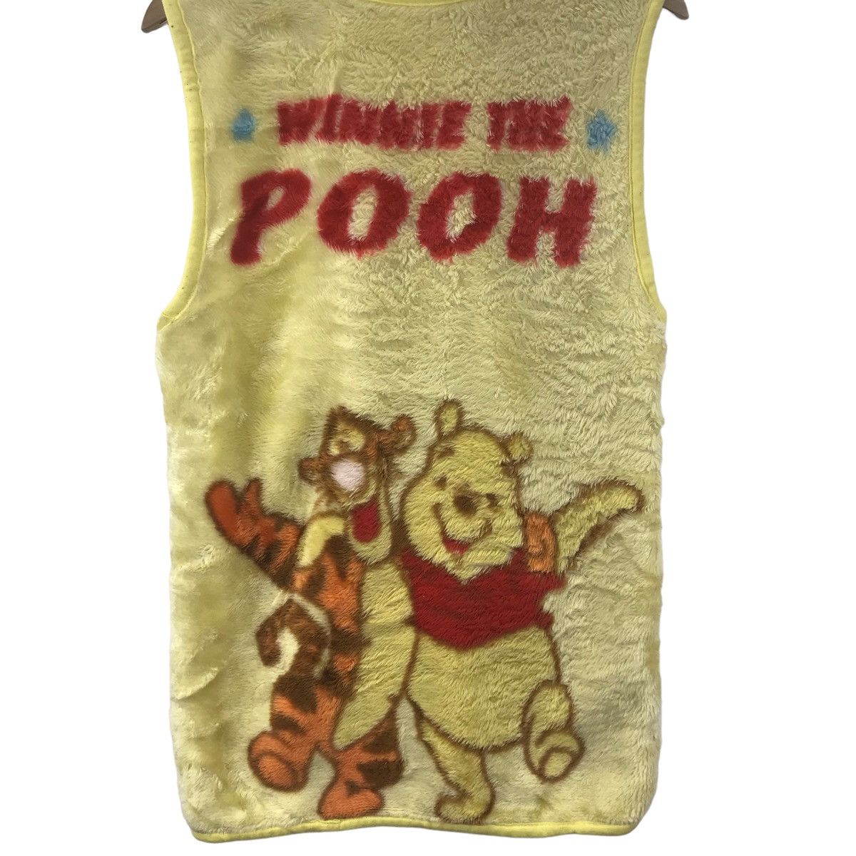 Vintage WINNIE POOH DISNEY Cartoon Animation Vest Long Fleece Wear Size US XS / EU 42 / 0 - 2 Thumbnail