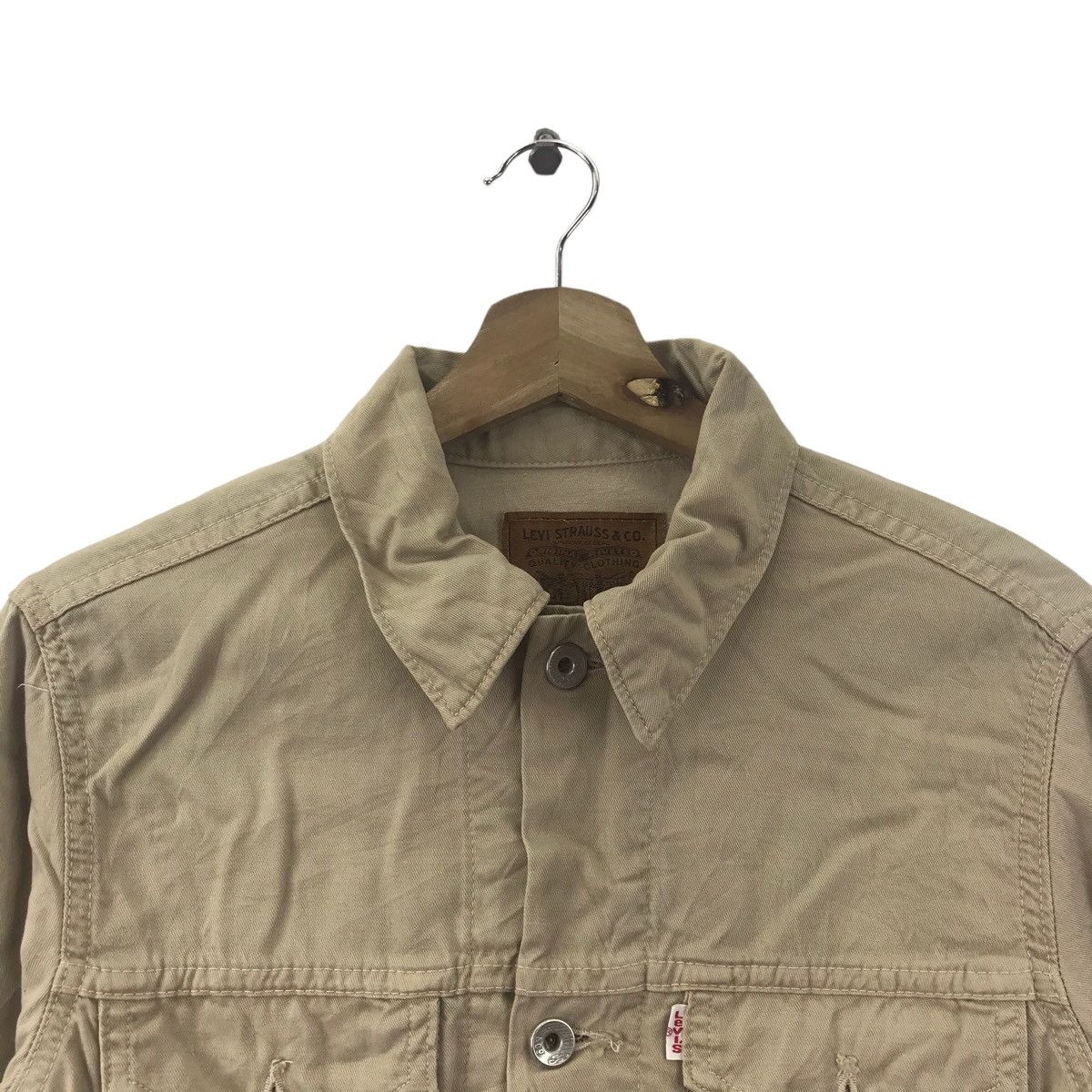 Levi's LEVIS STRAUSS Brown Label Denim Chore Jeans Jacket Workwear Size US M / EU 48-50 / 2 - 2 Thumbnail
