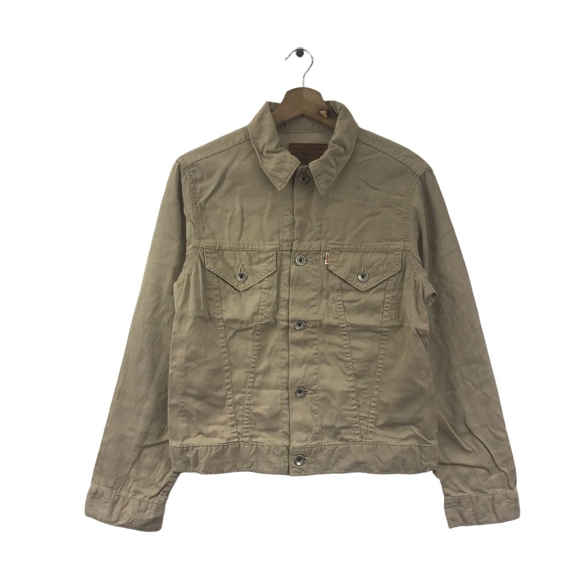 Levi's LEVIS STRAUSS Brown Label Denim Chore Jeans Jacket Workwear Size US M / EU 48-50 / 2 - 1 Thumbnail