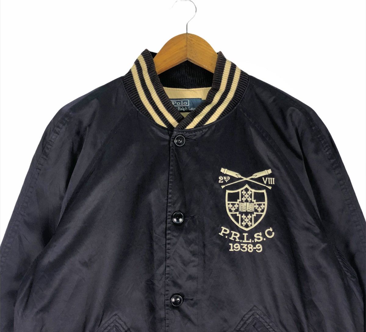Polo Ralph Lauren × Ralph Lauren 🌟POLO RALPH LAUREN Vasity Bomber Jacket Size US L / EU 52-54 / 3 - 2 Thumbnail