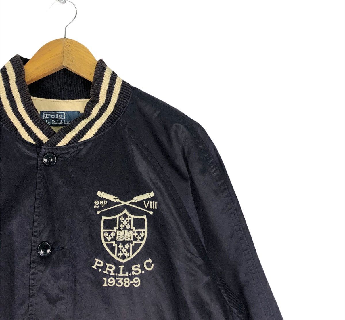 Polo Ralph Lauren × Ralph Lauren 🌟POLO RALPH LAUREN Vasity Bomber Jacket Size US L / EU 52-54 / 3 - 3 Thumbnail
