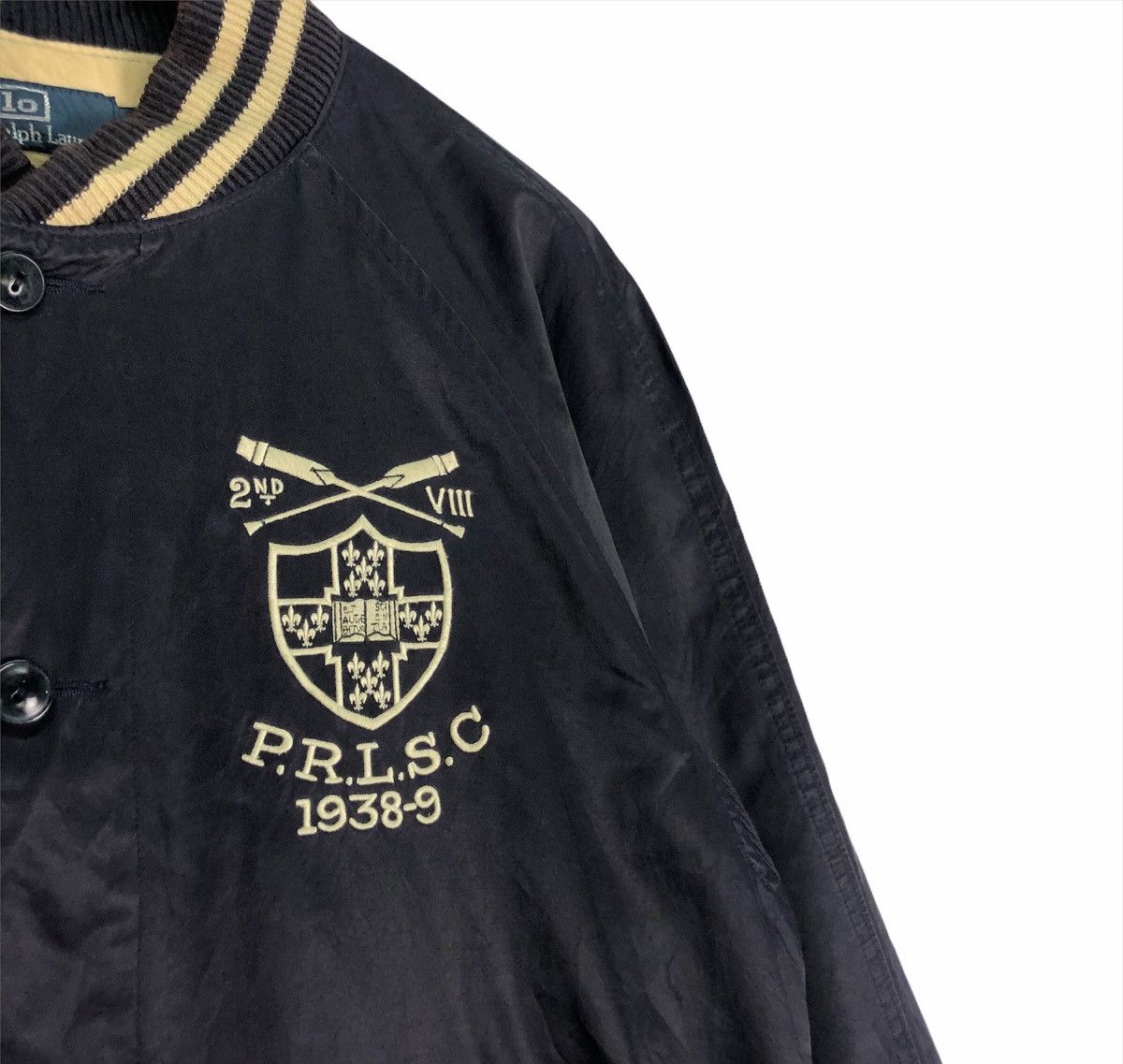 Polo Ralph Lauren × Ralph Lauren 🌟POLO RALPH LAUREN Vasity Bomber Jacket Size US L / EU 52-54 / 3 - 4 Thumbnail