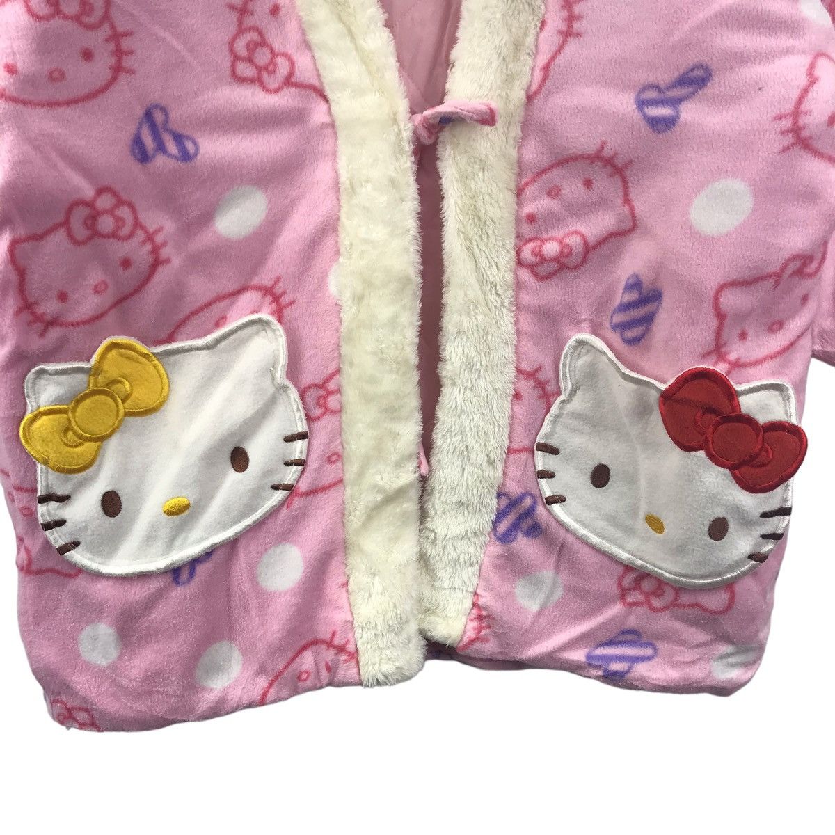 Vintage HELLO KITTY Japanese Brand Overprint Kimono Style Jacket Size US L / EU 52-54 / 3 - 3 Thumbnail