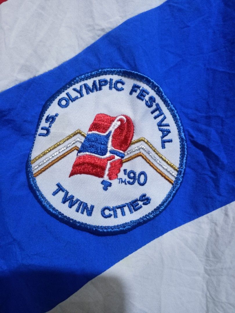 USA Olympics × Vintage Vintage 1990 us Olympic festival twin cities windbreaker Size US L / EU 52-54 / 3 - 3 Thumbnail