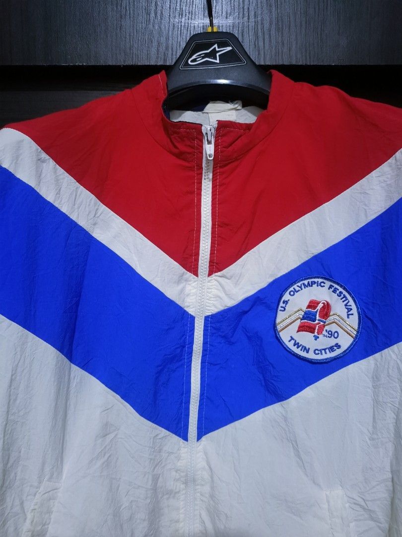 USA Olympics × Vintage Vintage 1990 us Olympic festival twin cities windbreaker Size US L / EU 52-54 / 3 - 2 Thumbnail