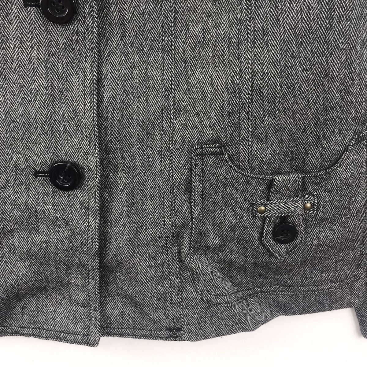 Kansai Yamamoto KANSAI BIS YAMAMOTO Japanese Designer Brand Wool Grey Coat Size US S / EU 44-46 / 1 - 3 Thumbnail