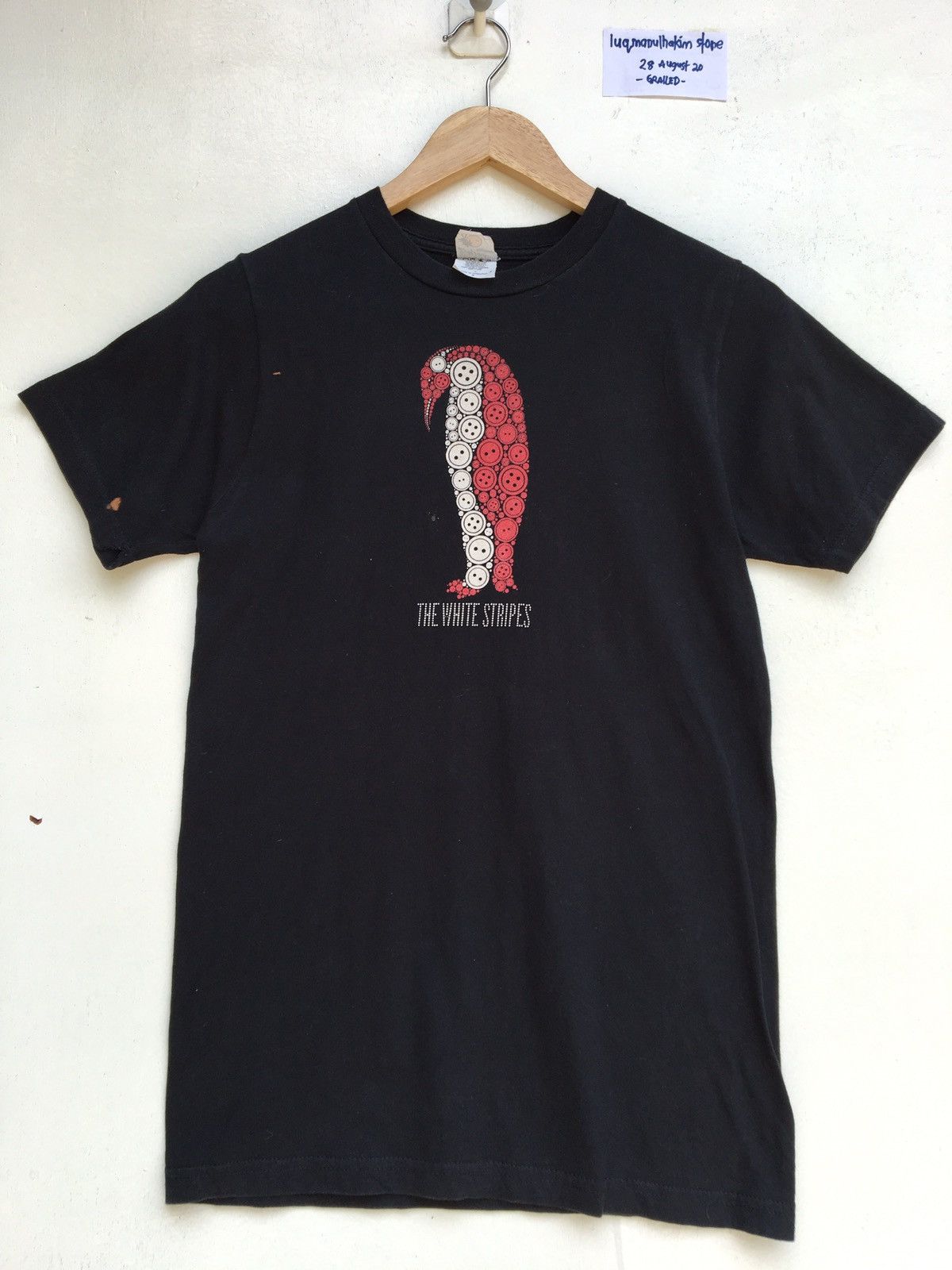 Band Tees Vintage The White Stripes Punk Rock Band Concert Tour Tee Size US S / EU 44-46 / 1 - 2 Thumbnail