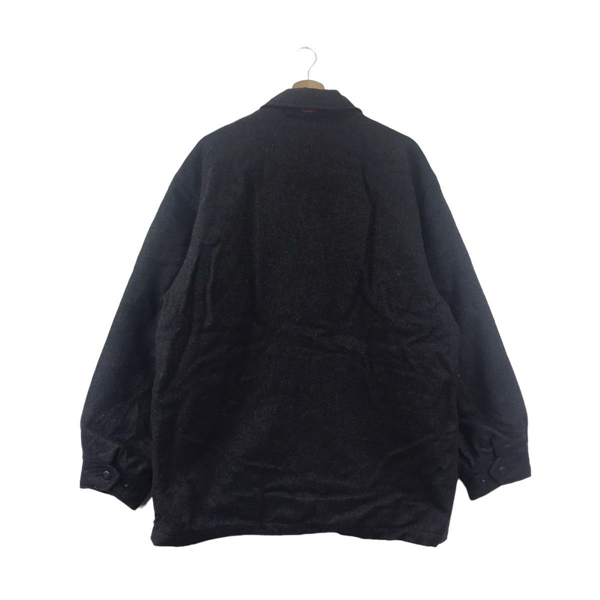 Gant GANT USA Wool Full Zipper Long Black Jacket Size US L / EU 52-54 / 3 - 7 Thumbnail